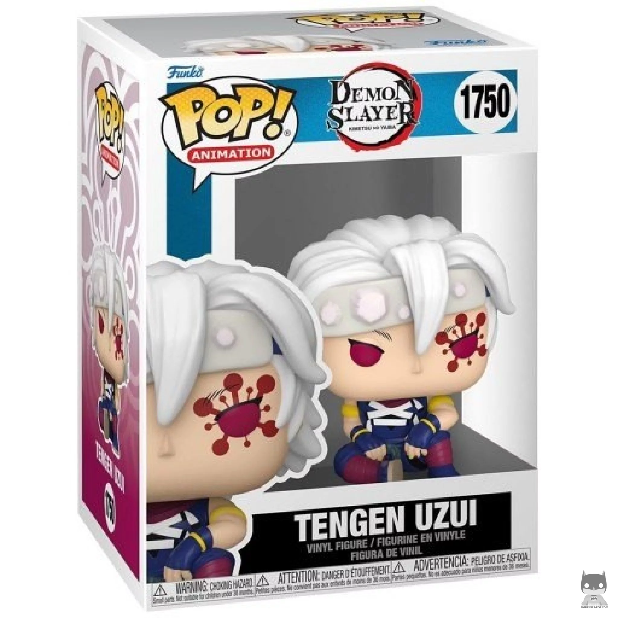 Figura Funko Pop! Tengen Uzui (Flashback) en su caja