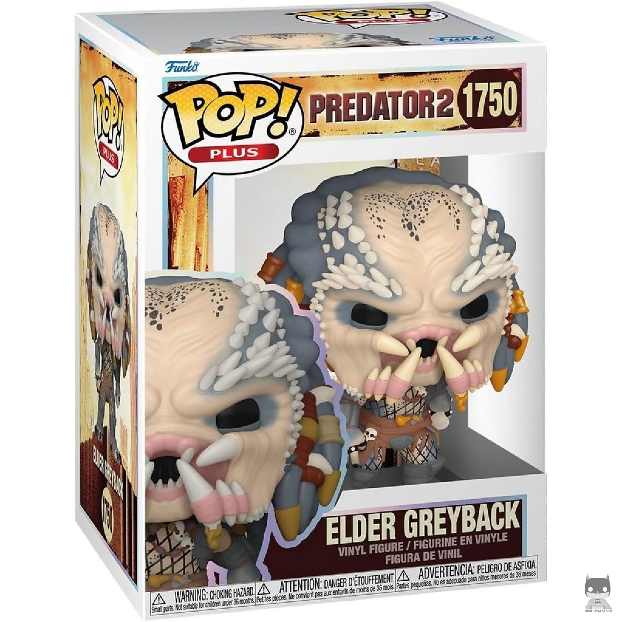 Figura Funko Pop! Anciano Greyback en su caja