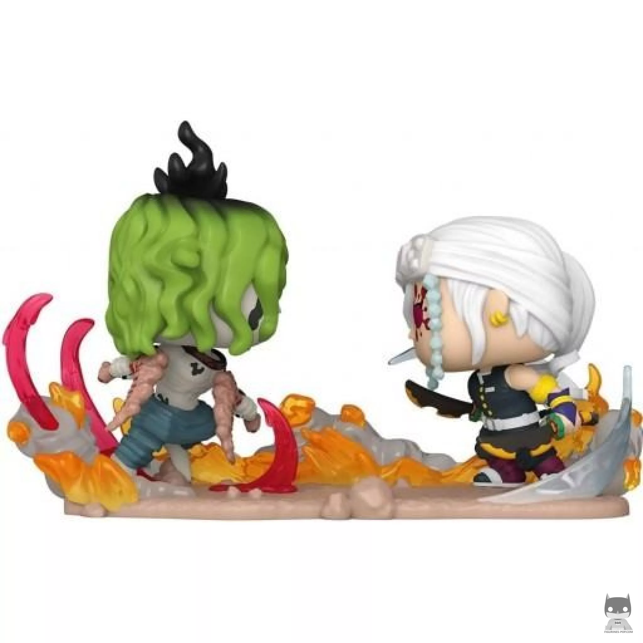 Figura Funko Pop! Tengen Uzui vs Gyutaro - Moment (Demon Slayer)