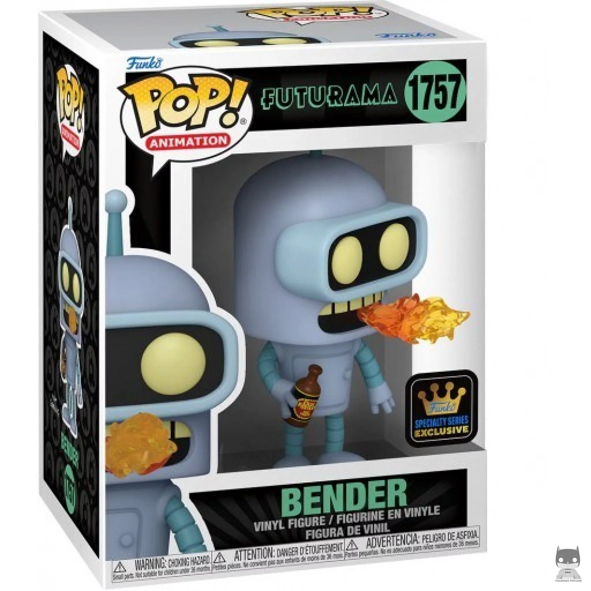 Figura Funko Pop! Bender en su caja