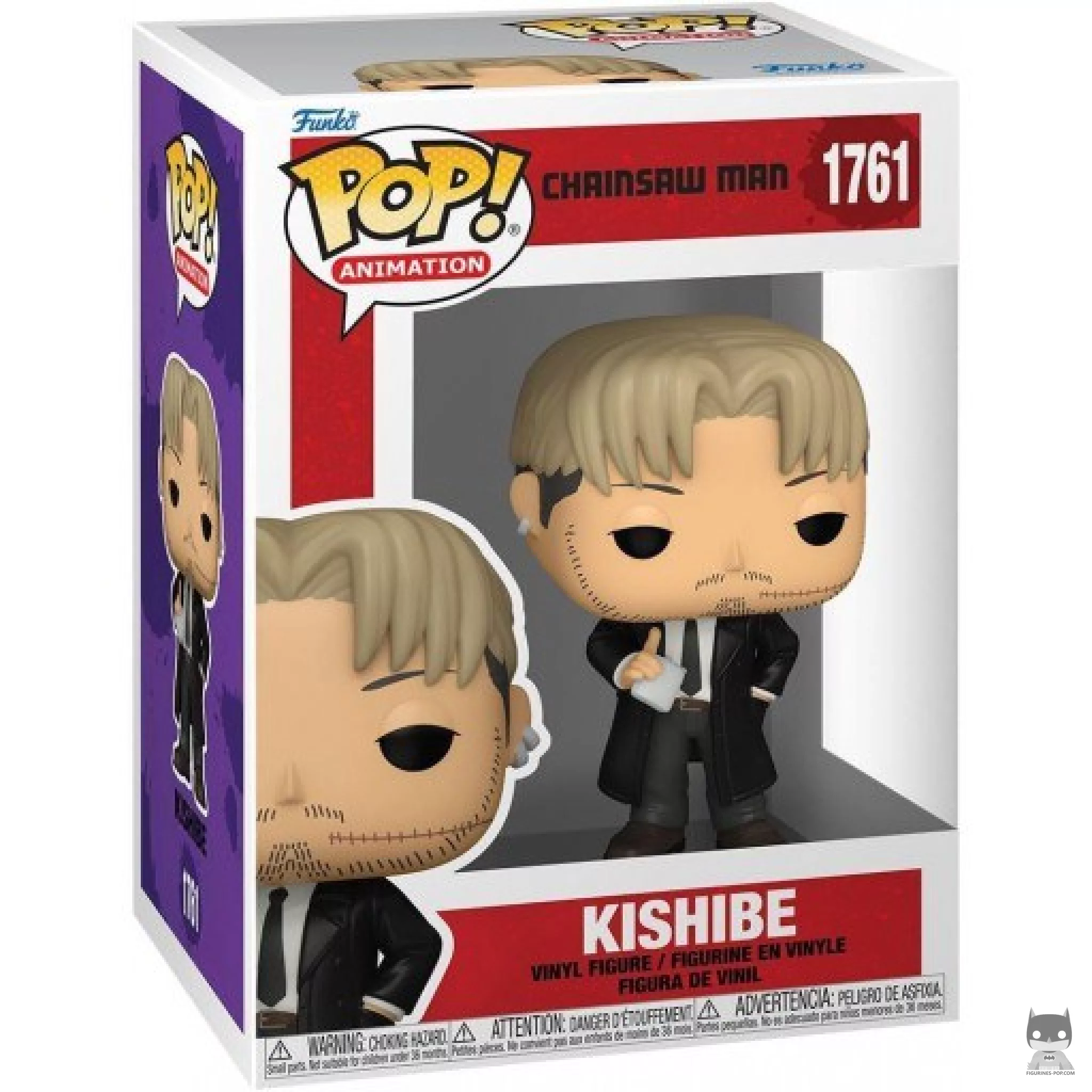 Figura Funko Pop! Kishibe en su caja