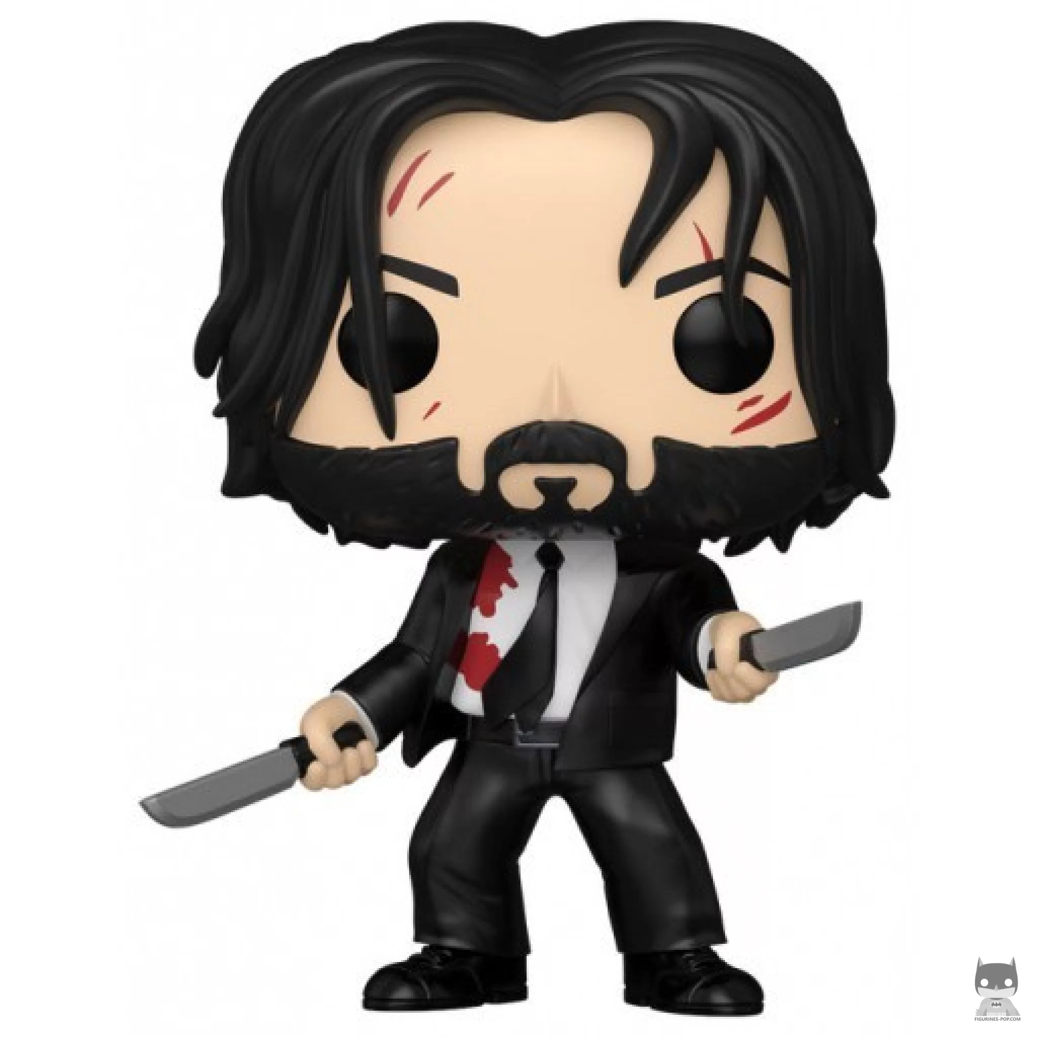 Figura Funko Pop! John Wick con dos cuchillos (Ensangrentado) (John Wick)
