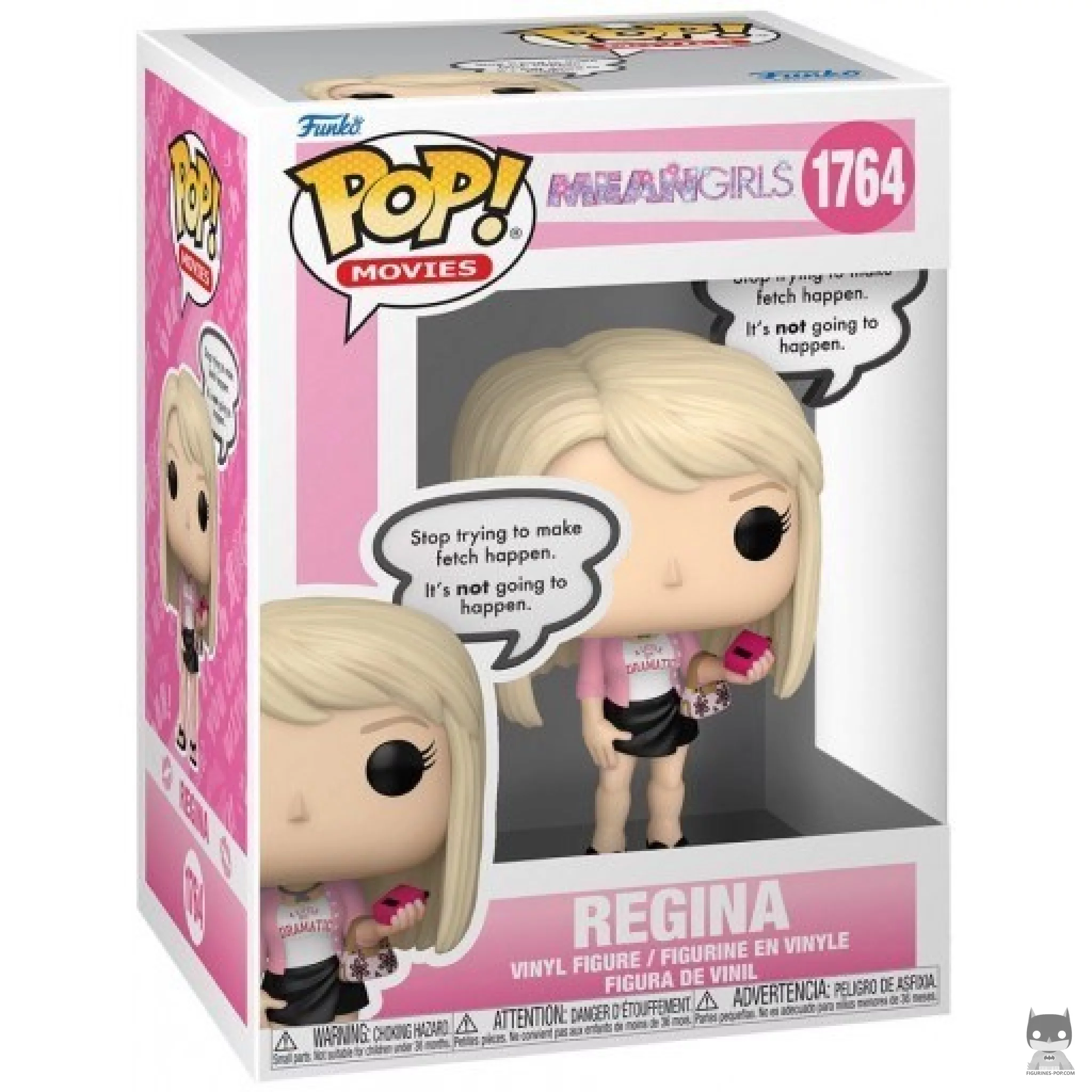 Figura Funko Pop! Regina (Make Fetch Happen) en su caja