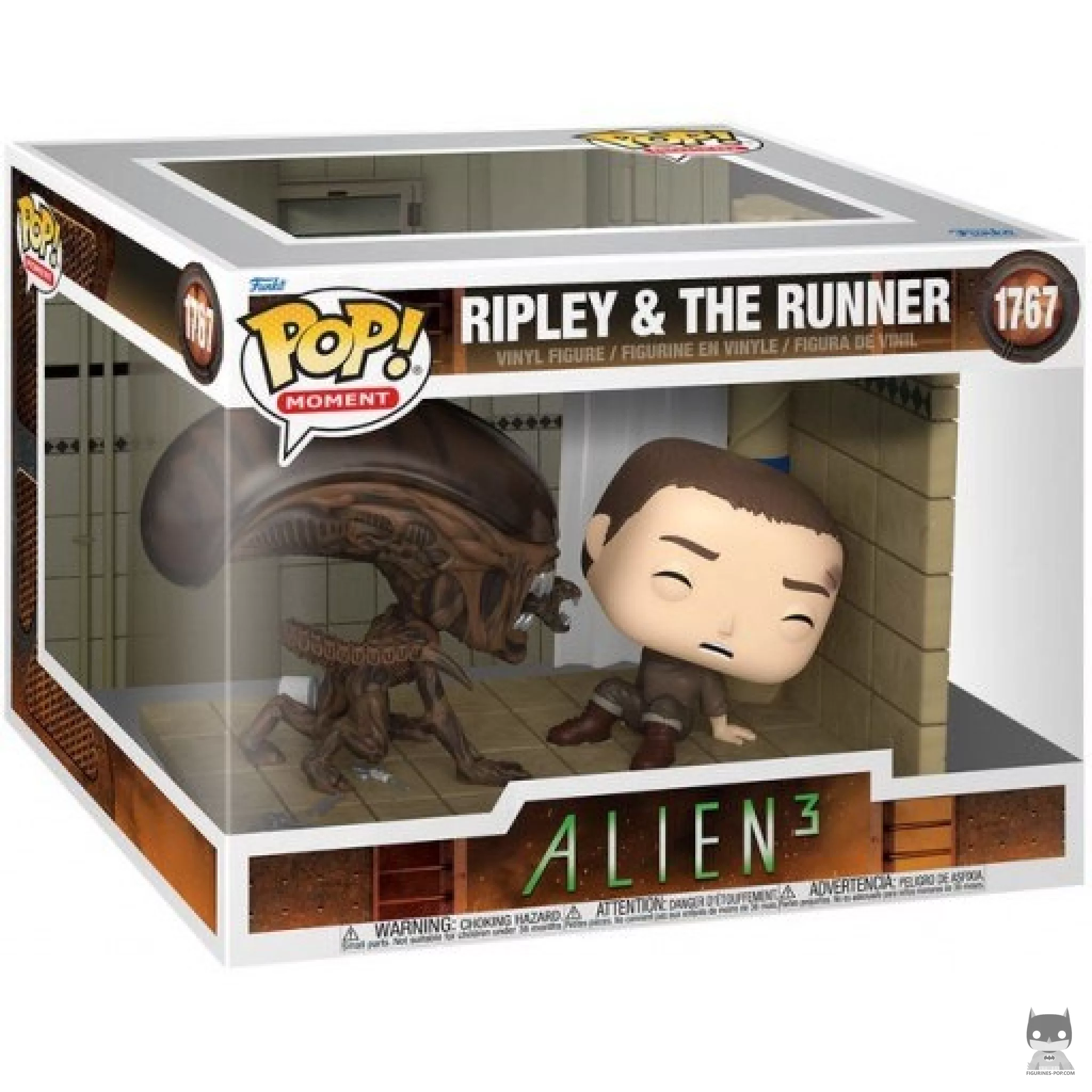 Figura Funko Pop! Ripley y el Runner en su caja
