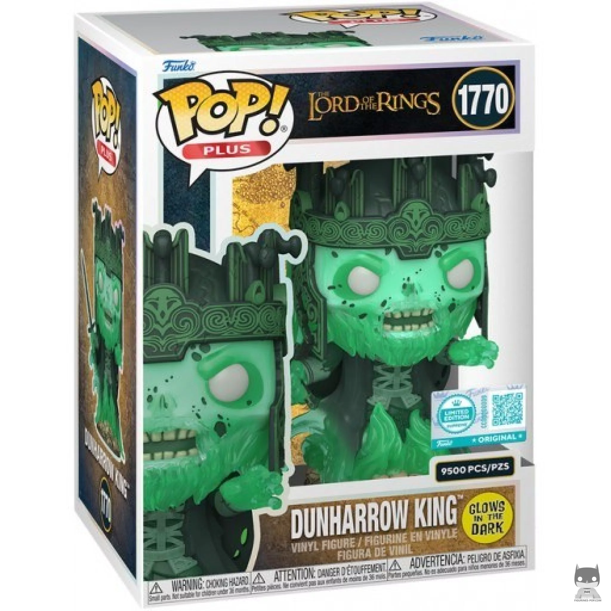 Figura Funko Pop! Dunharrow King (Brilla en la oscuridad) en su caja
