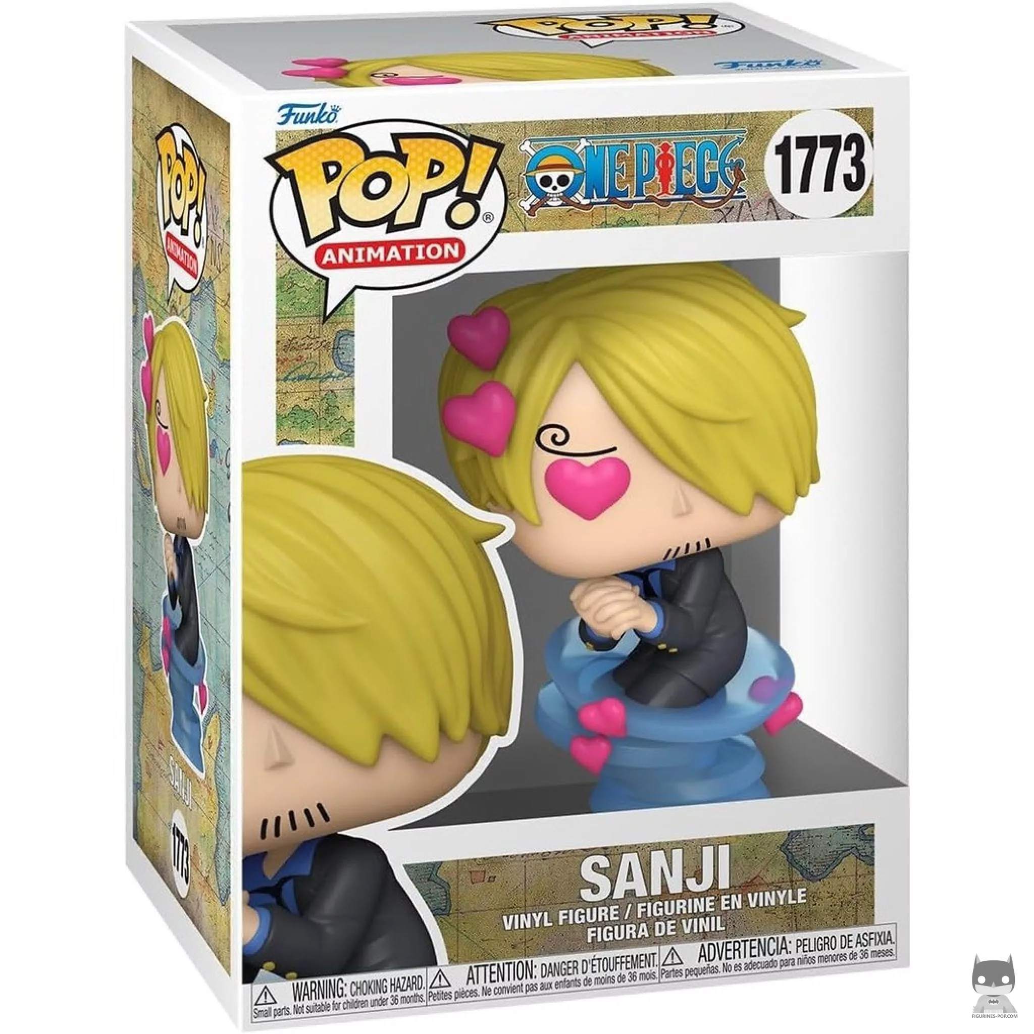 Figura Funko Pop! Sanji enamorado en su caja