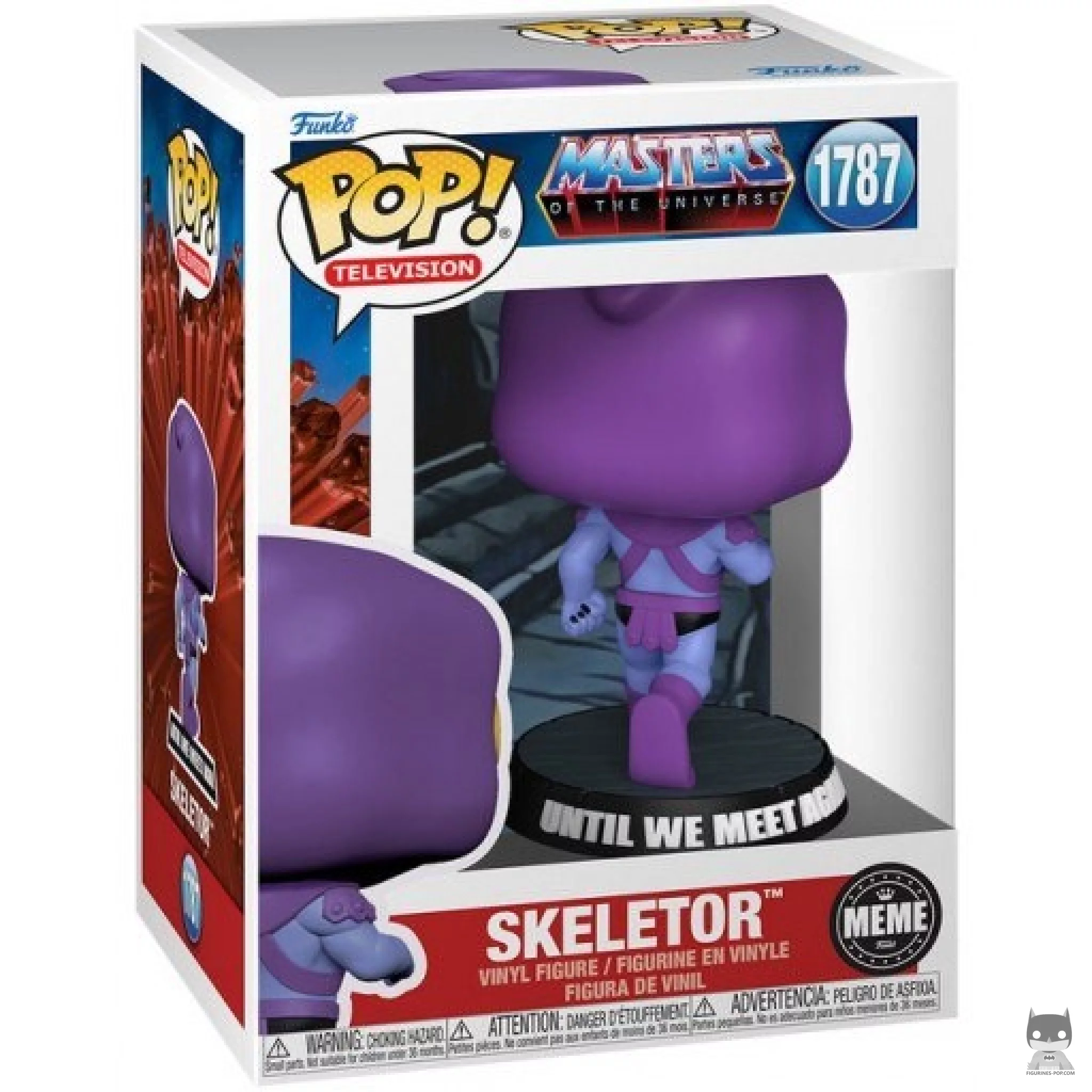 Figura Funko Pop! Skeletor (Meme) en su caja