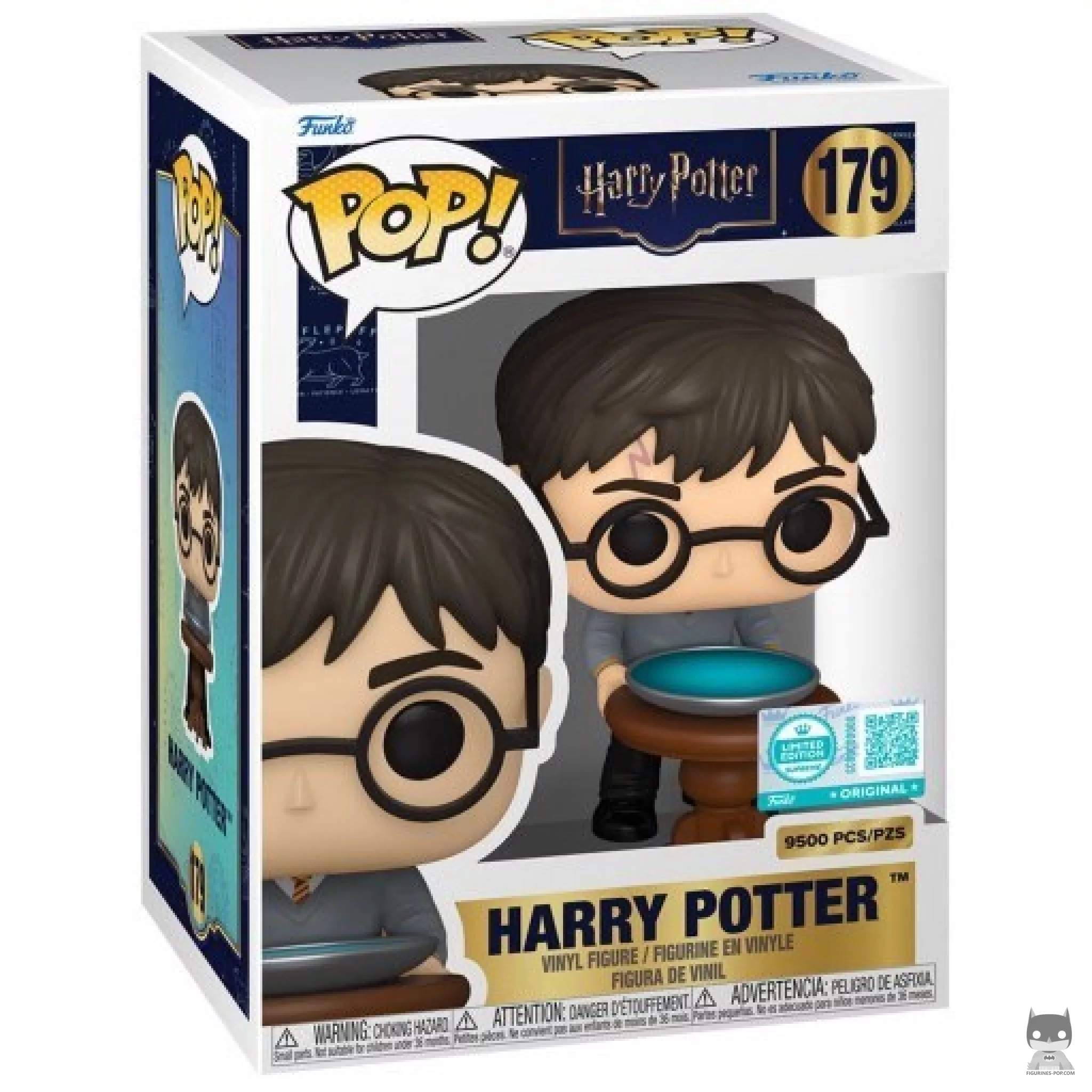 Figura Funko Pop! Harry Potter con el pensadero en su caja