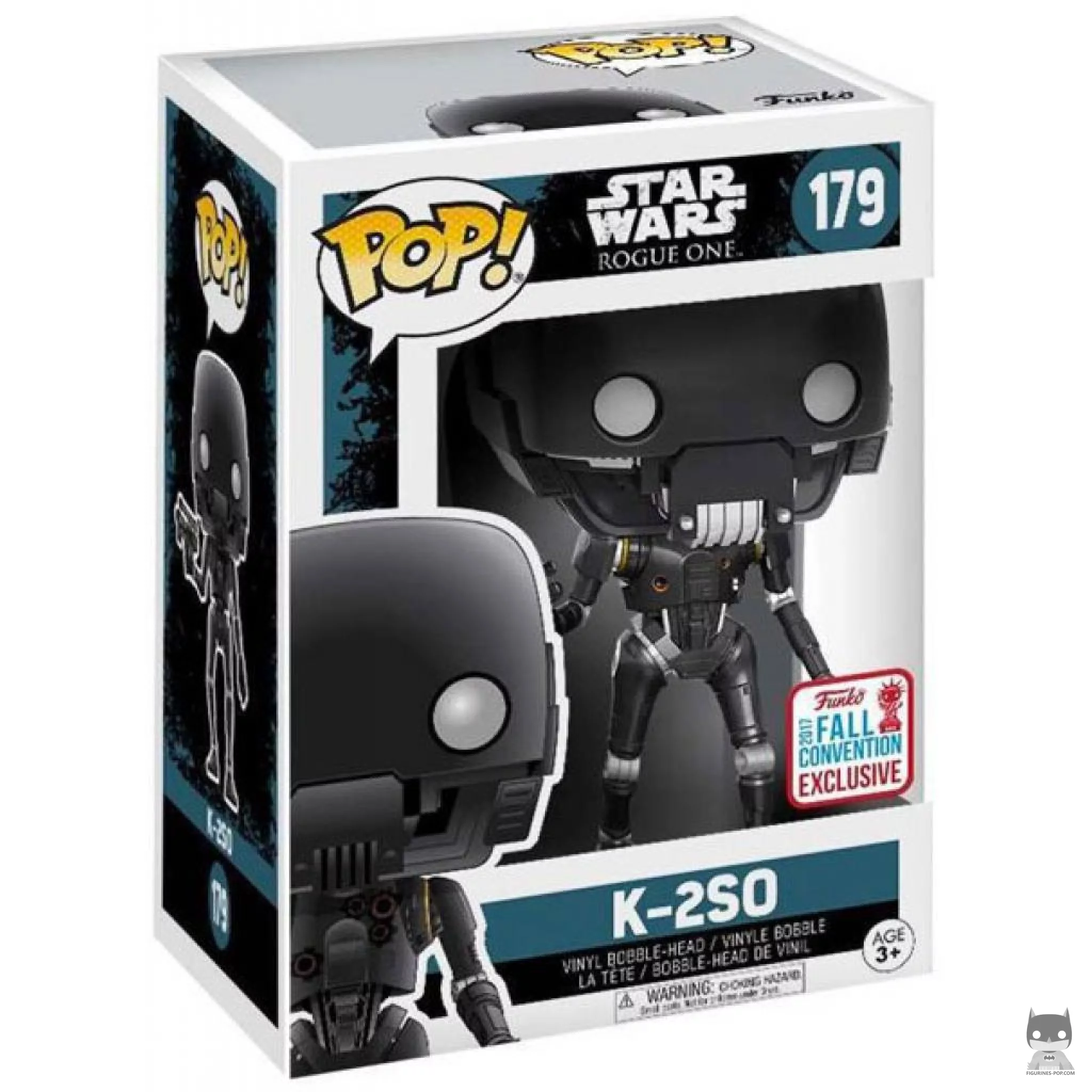 Figura Funko Pop! K-2SO dañado en combate en su caja