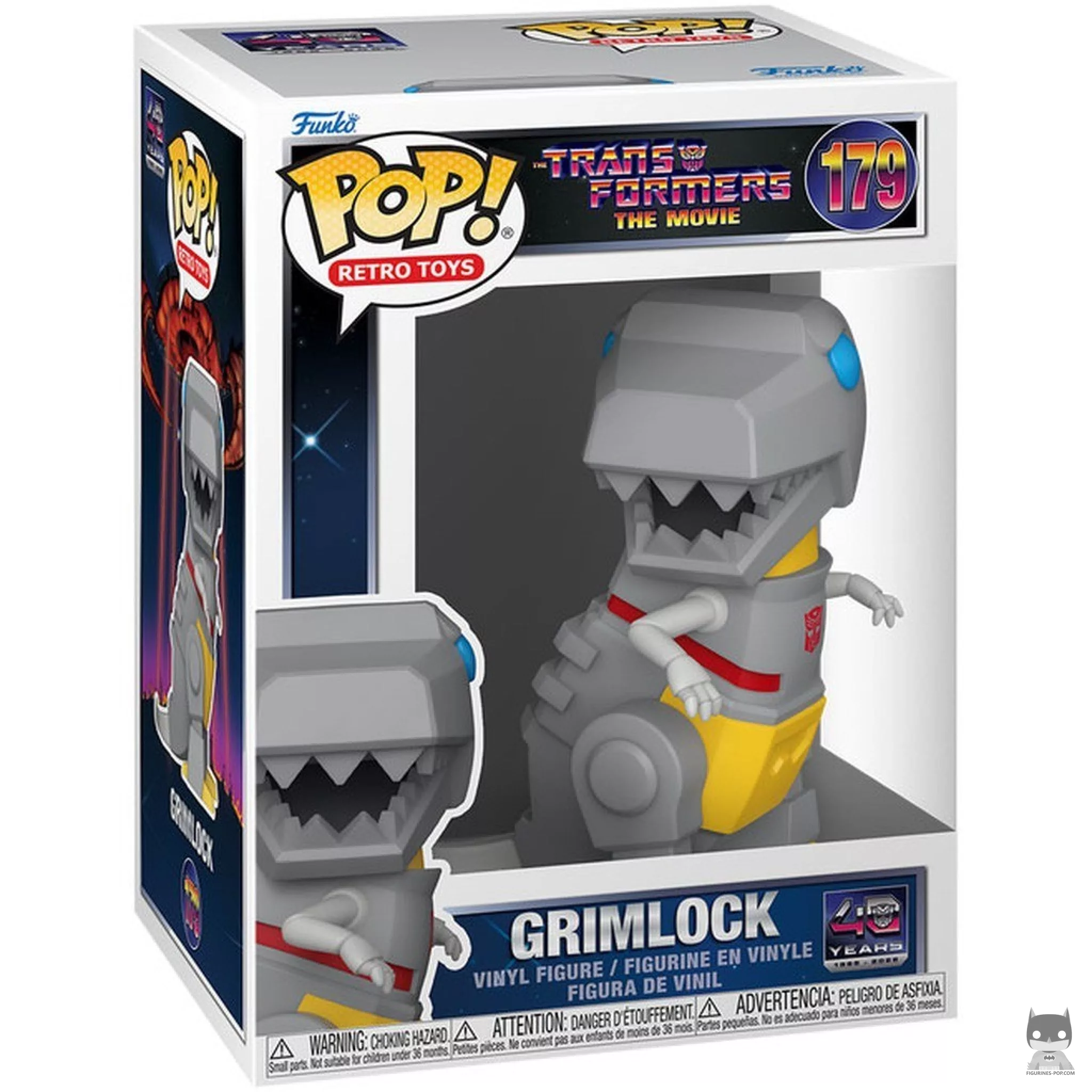 Figura Funko Pop! Grimlock en su caja