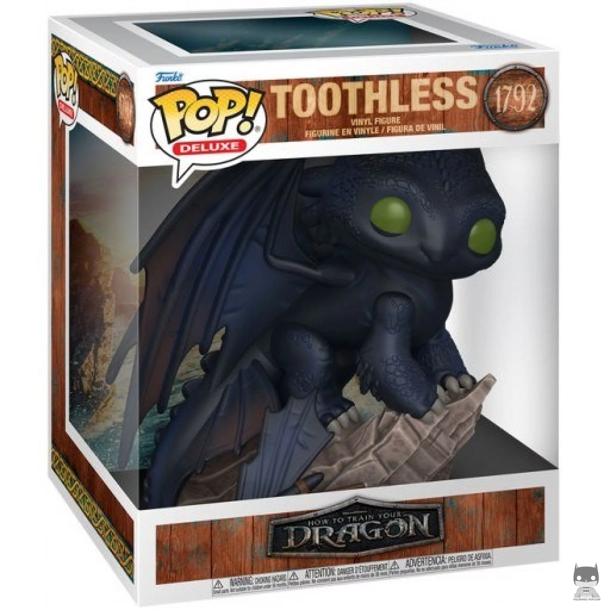 Figura Funko Pop! Desdentao en su caja