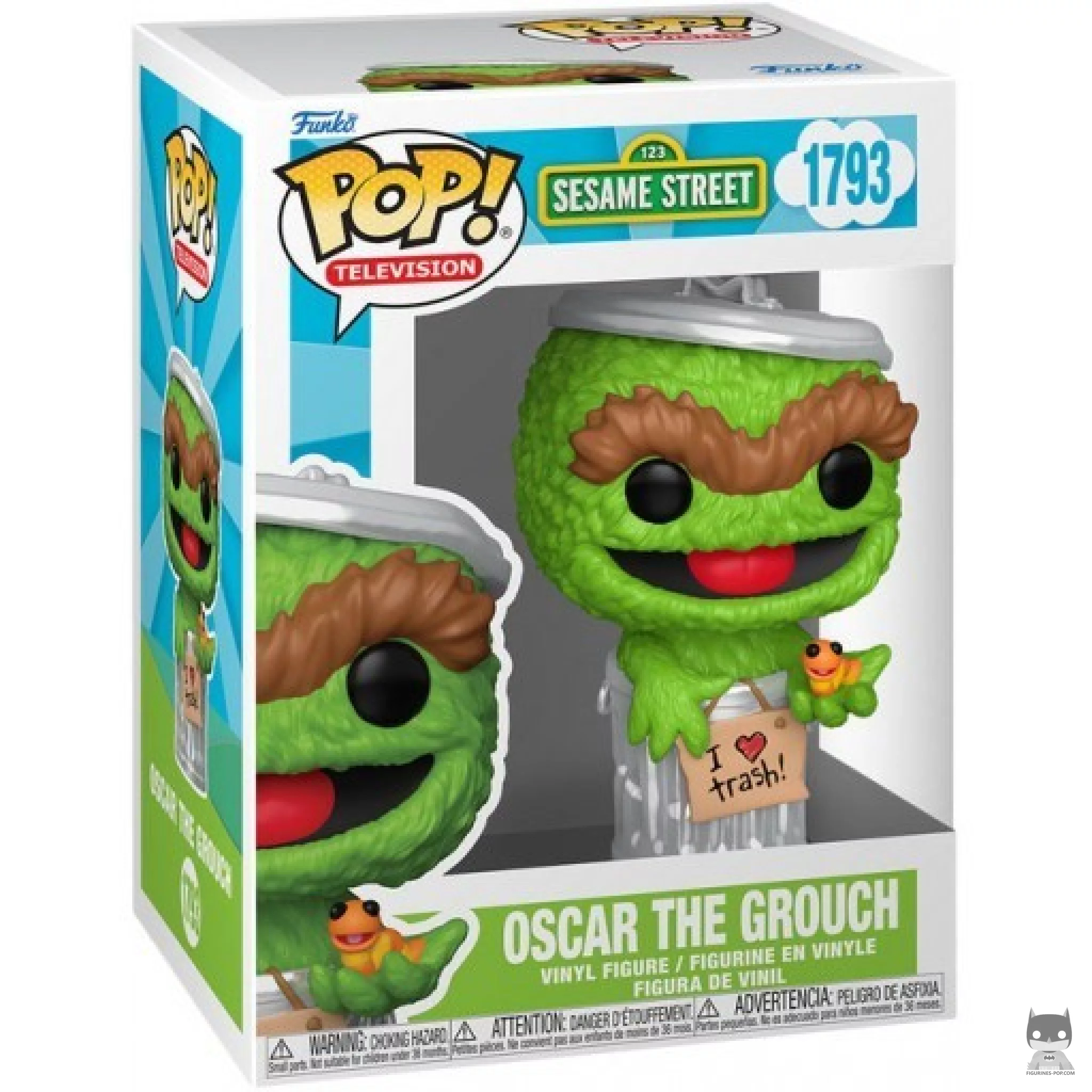 Figura Funko Pop! Óscar el Gruñón en su caja