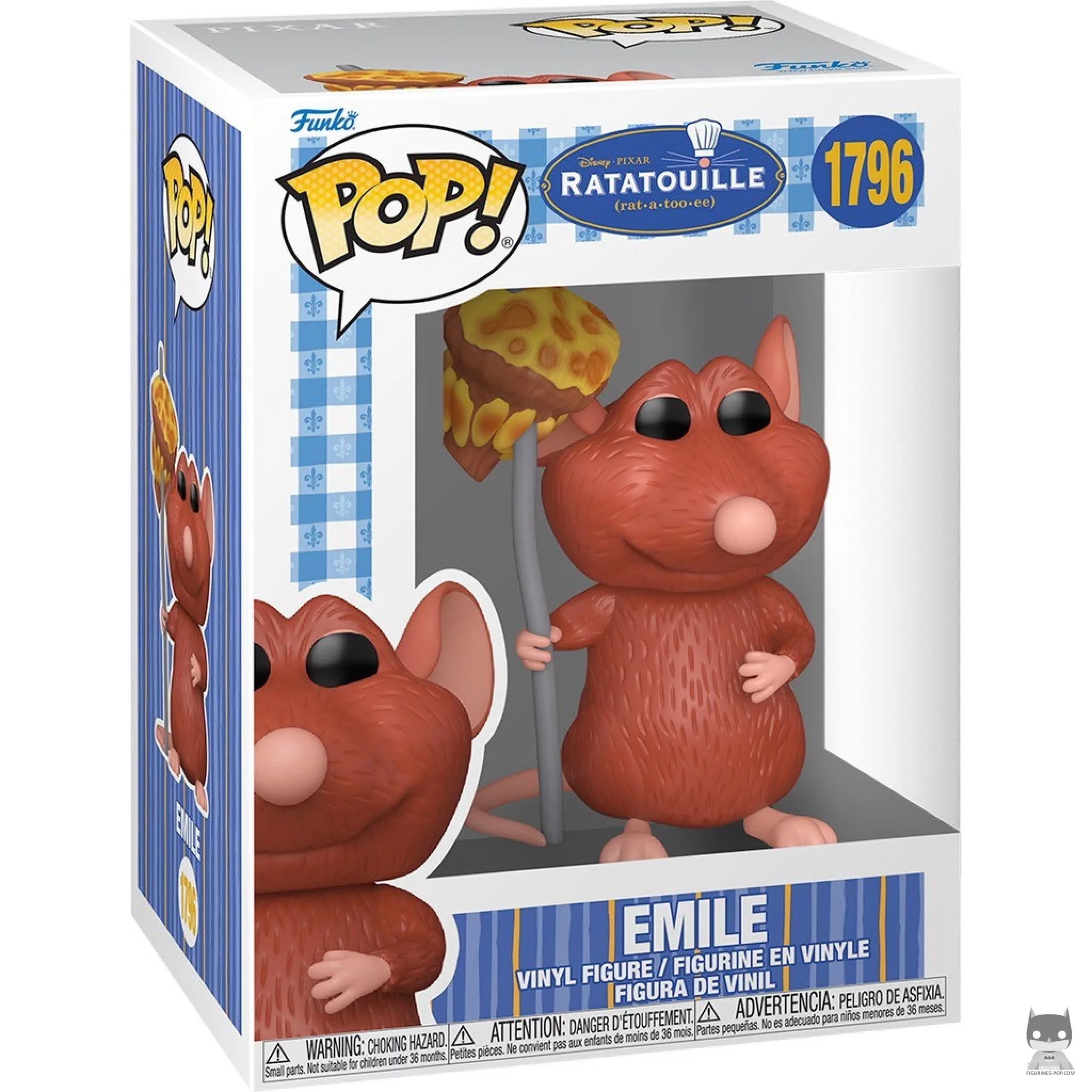 Figura Funko Pop! Emile con champiñón en su caja