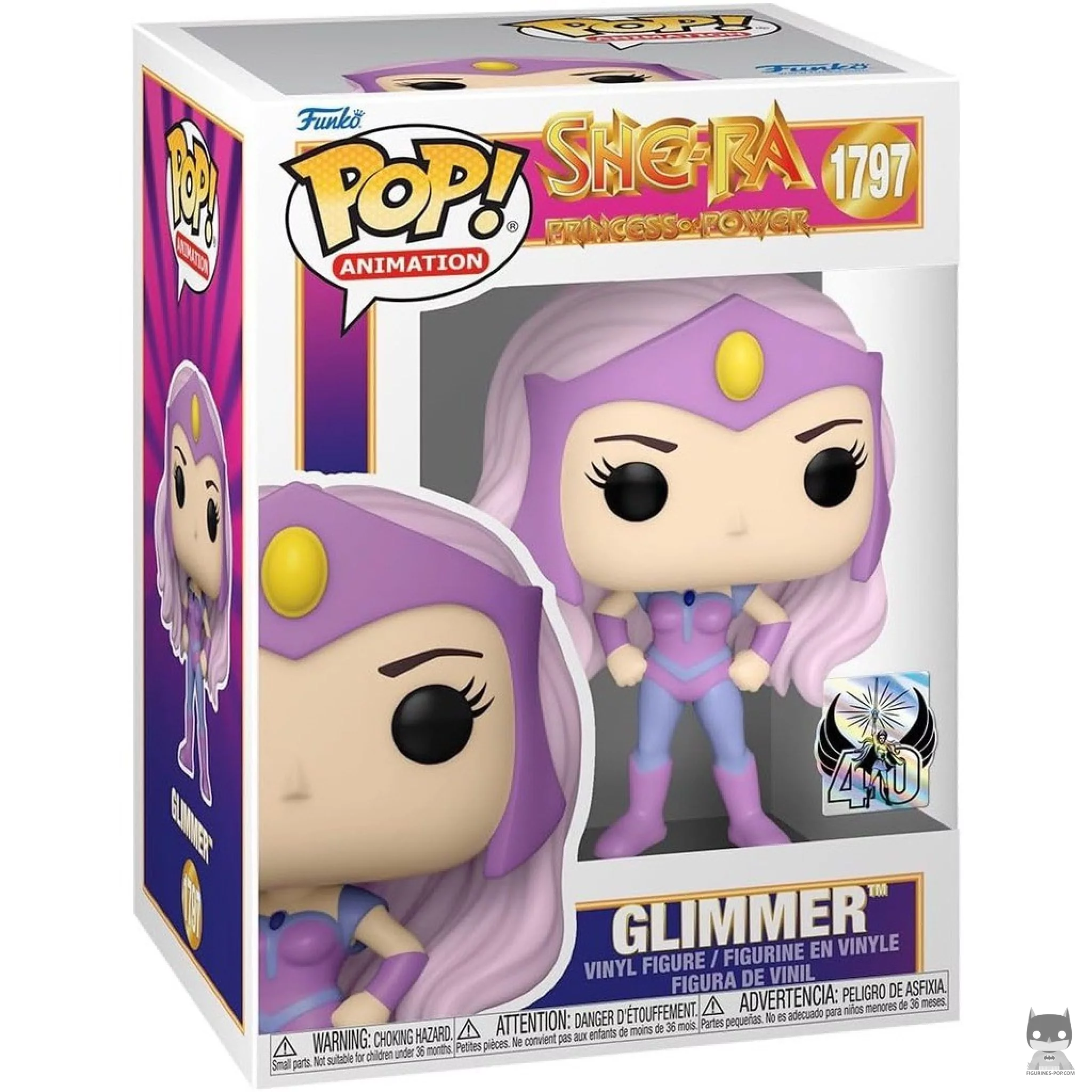 Figura Funko Pop! Destello (40.º aniversario) en su caja