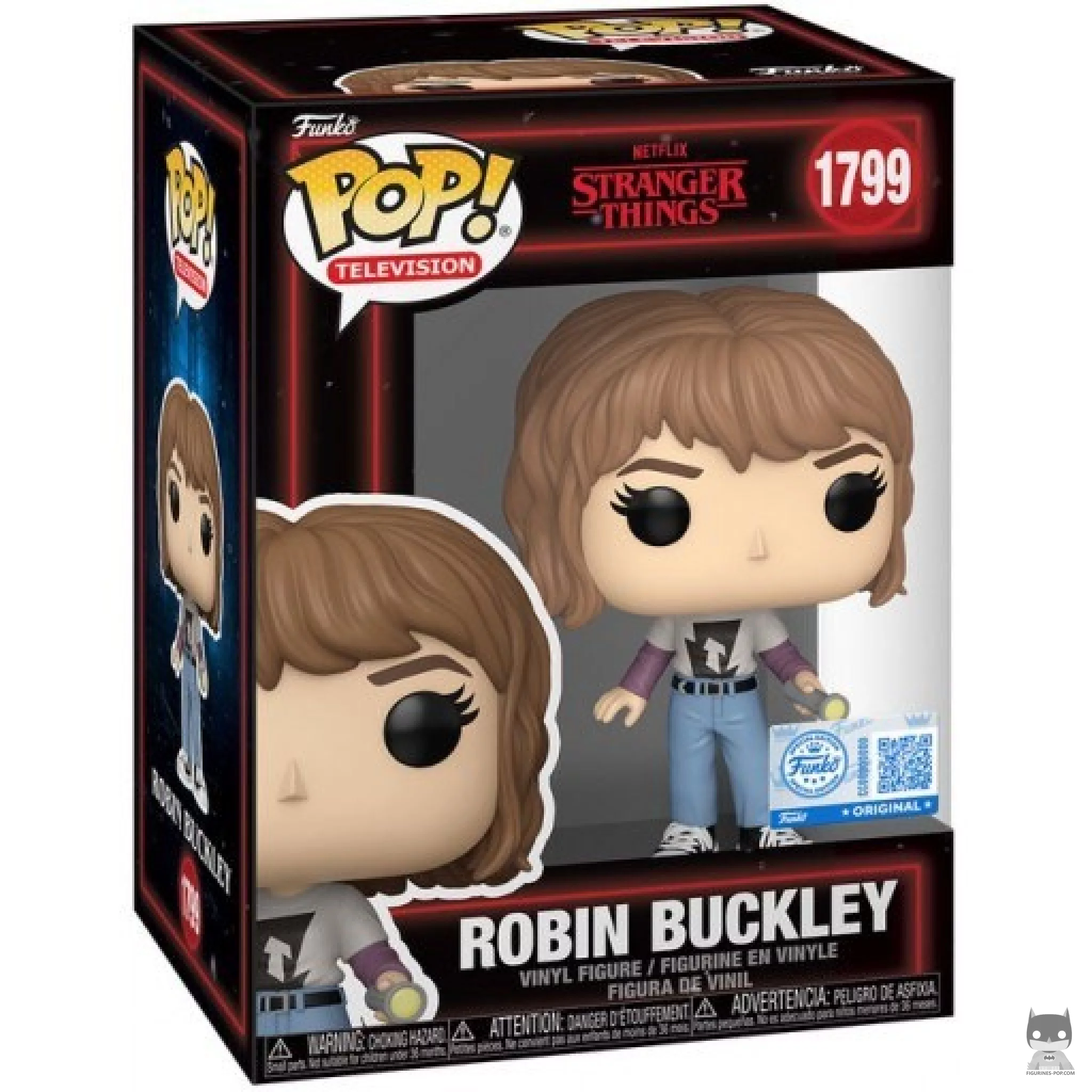 Figura Funko Pop! Robin Buckley con linterna en su caja