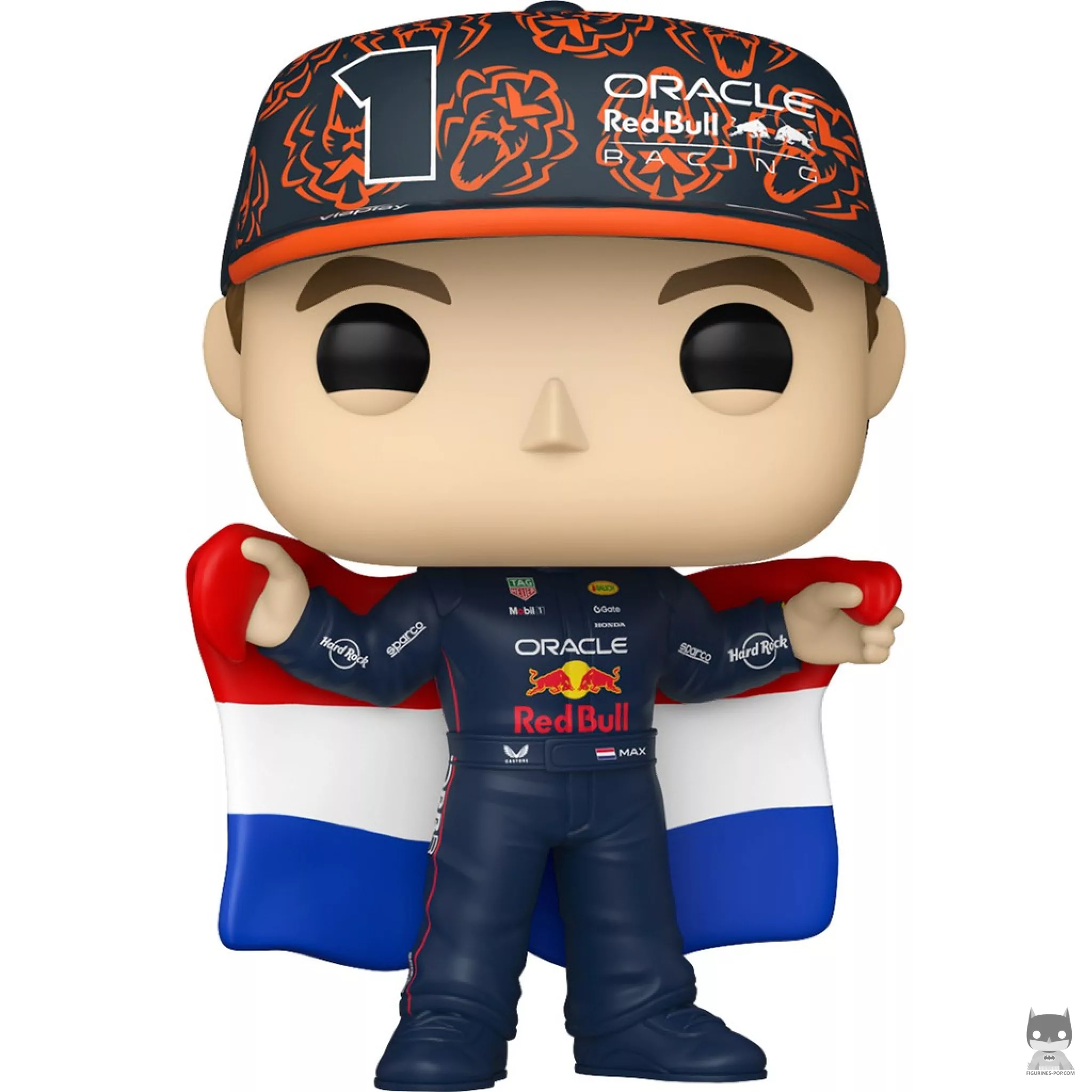 Figura Funko Pop! Max Verstappen con la bandera neerlandesa (Fórmula 1)