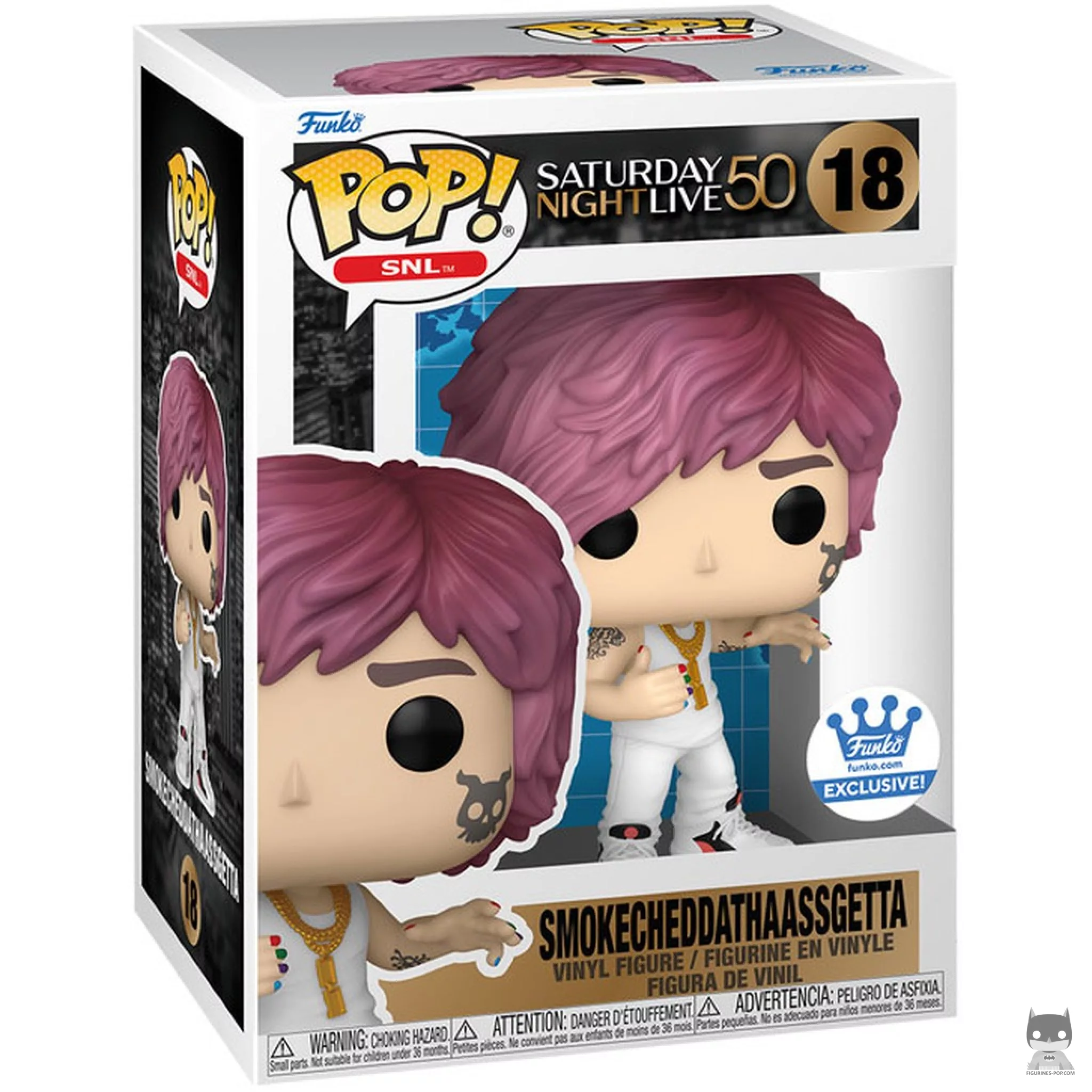 Figura Funko Pop! Smokecheddathaassgetta en su caja