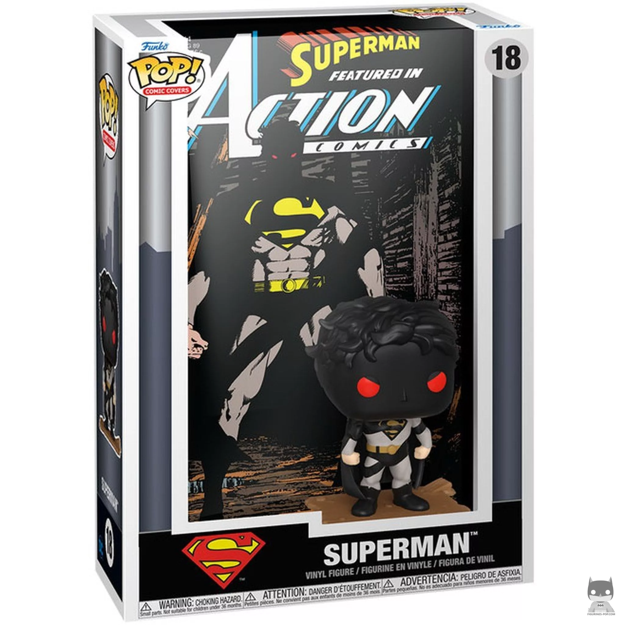 Figura Funko Pop! Superman Action Comics #644 en su caja