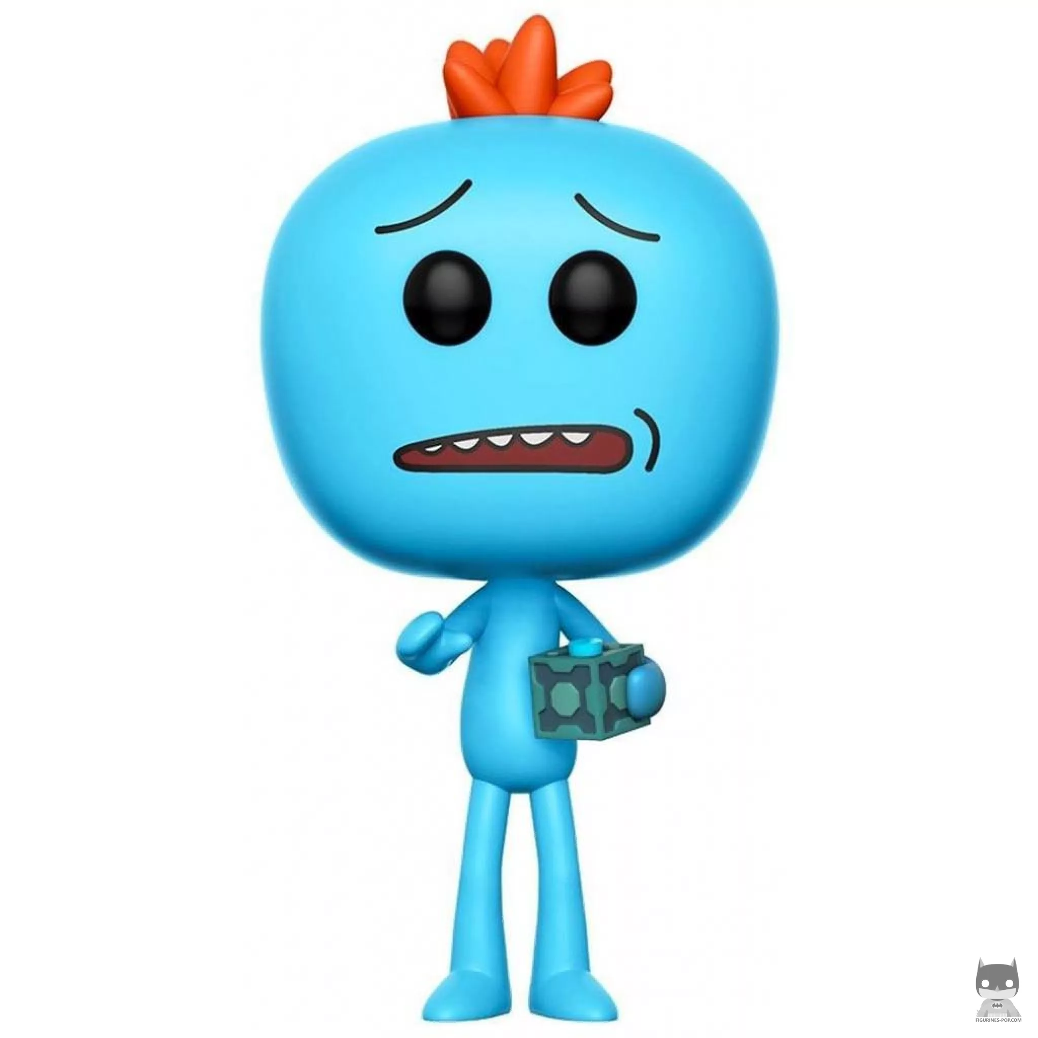 Figura Funko Pop! Mr. Meeseeks con la caja Meeseeks (Rick y Morty)