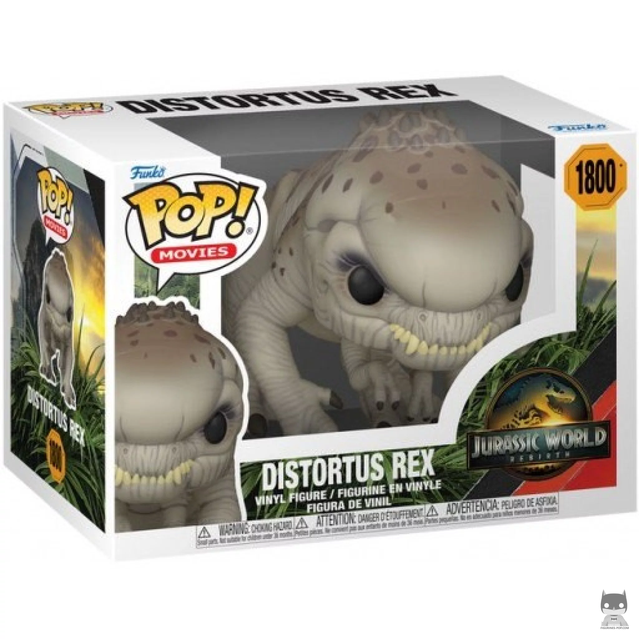 Figura Funko Pop! Distortus Rex en su caja