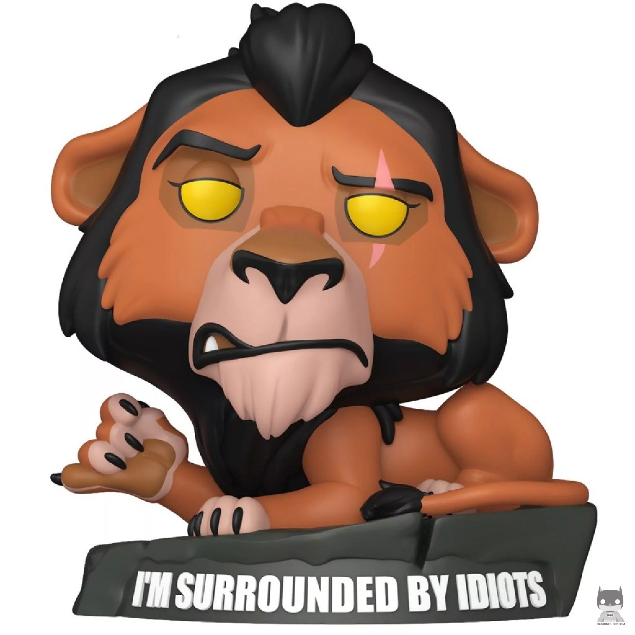 Figura Funko Pop! Scar (Meme) "Estoy rodeado de idiotas" (Villanos Disney)