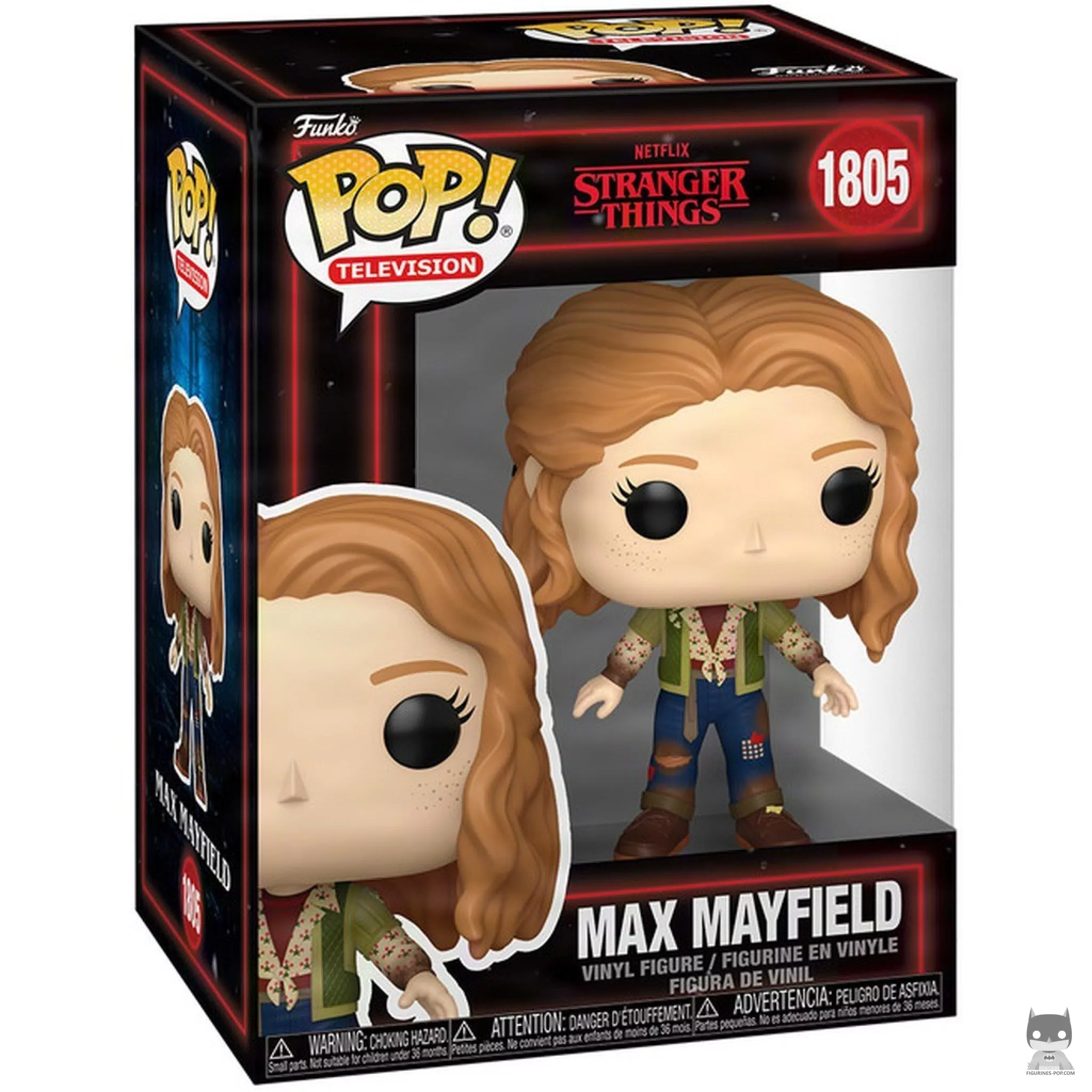 Figura Funko Pop! Max Mayfield en su caja