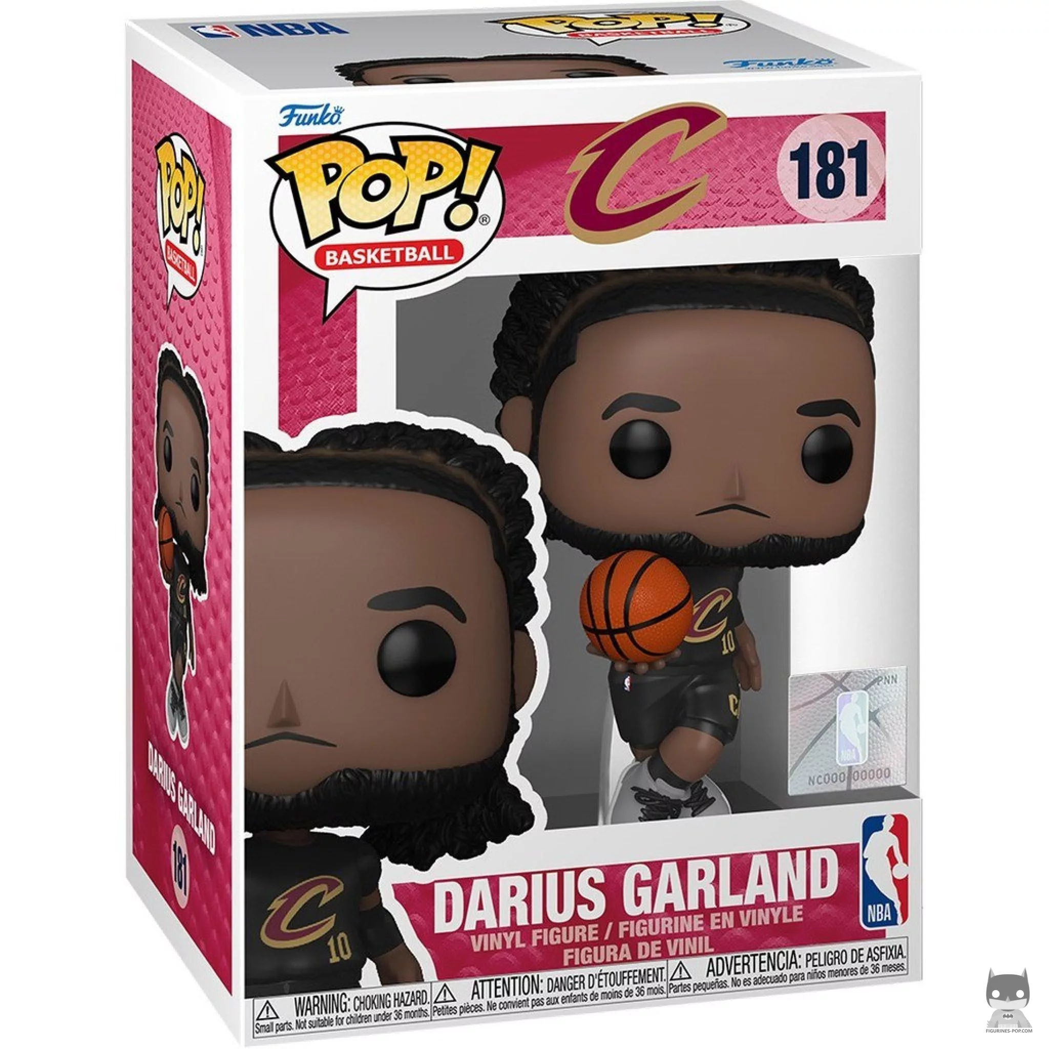 Figura Funko Pop! Darius Garland en su caja