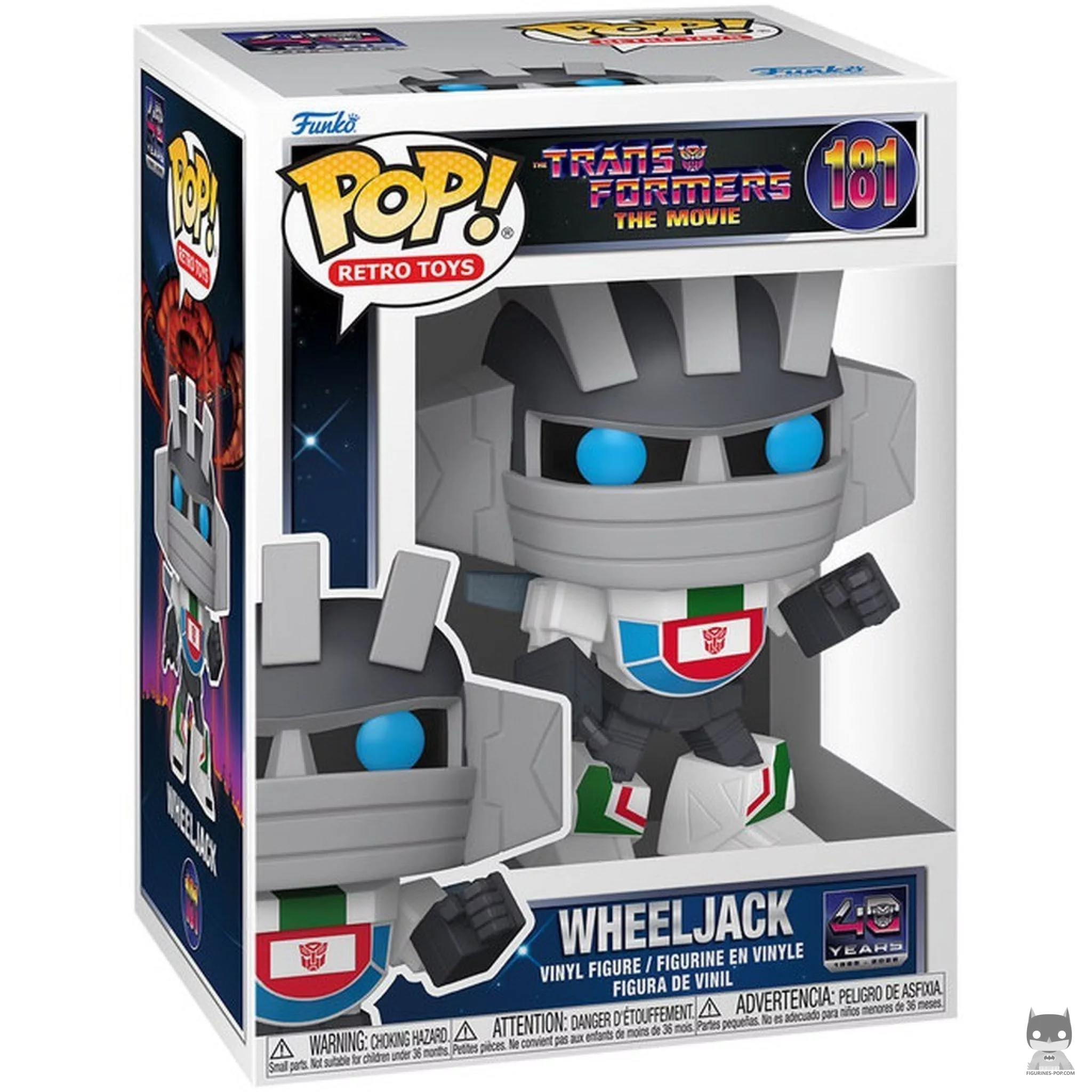 Figura Funko Pop! Wheeljack en su caja