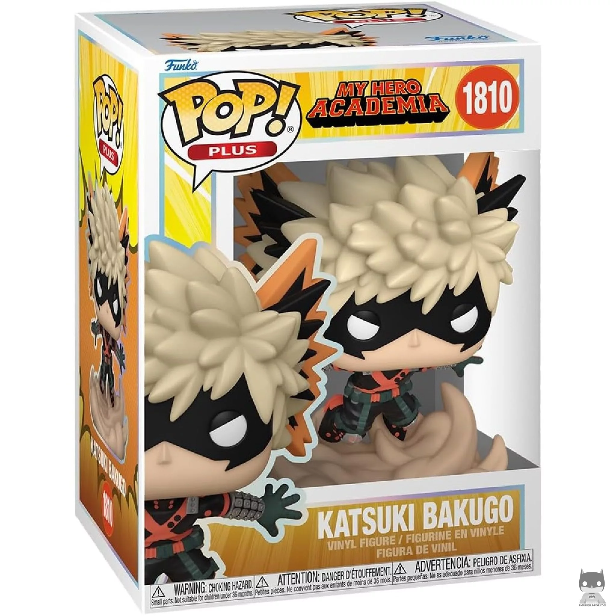 Figura Funko Pop! Katsuki Bakugo en su caja