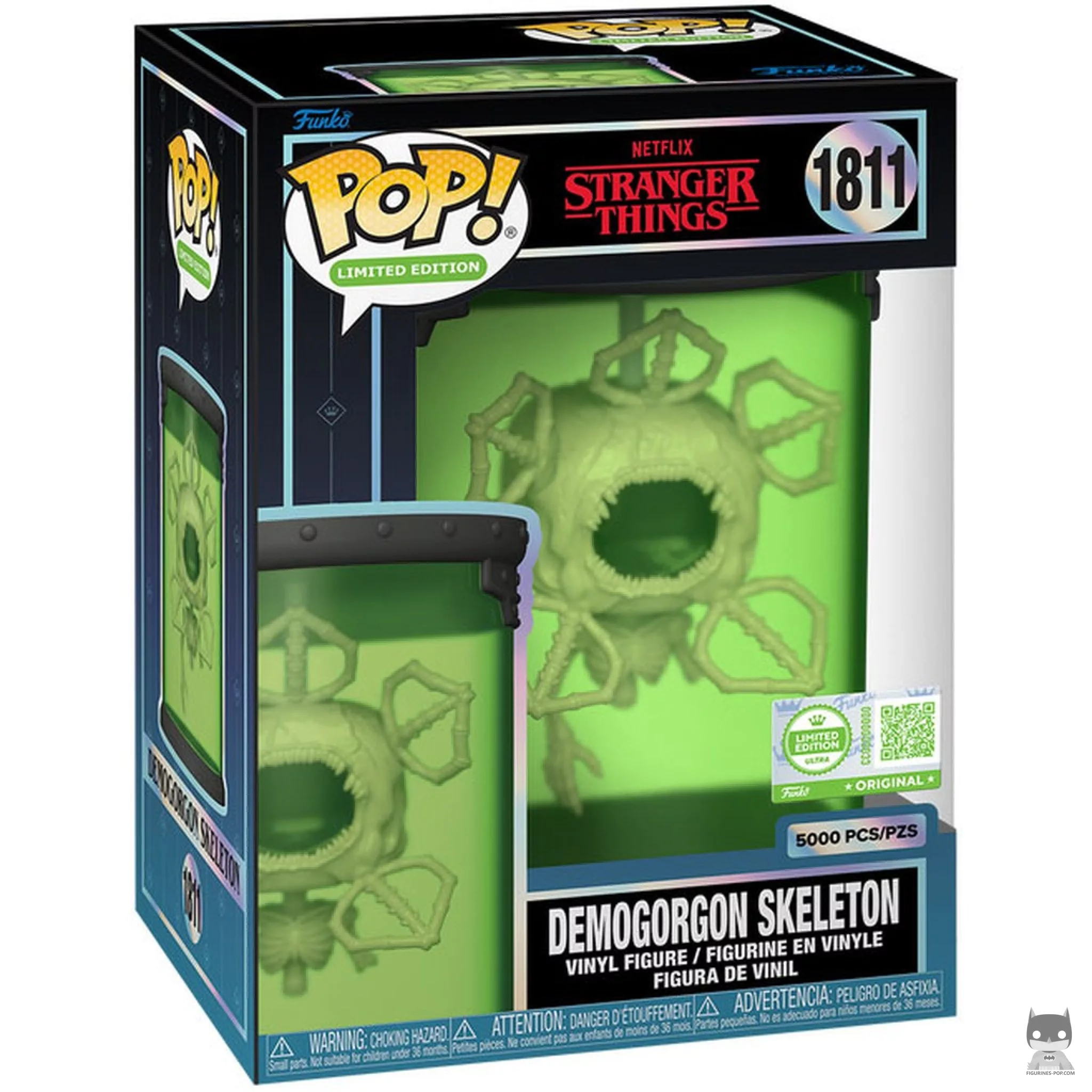 Figura Funko Pop! Esqueleto de Demogorgon en su caja