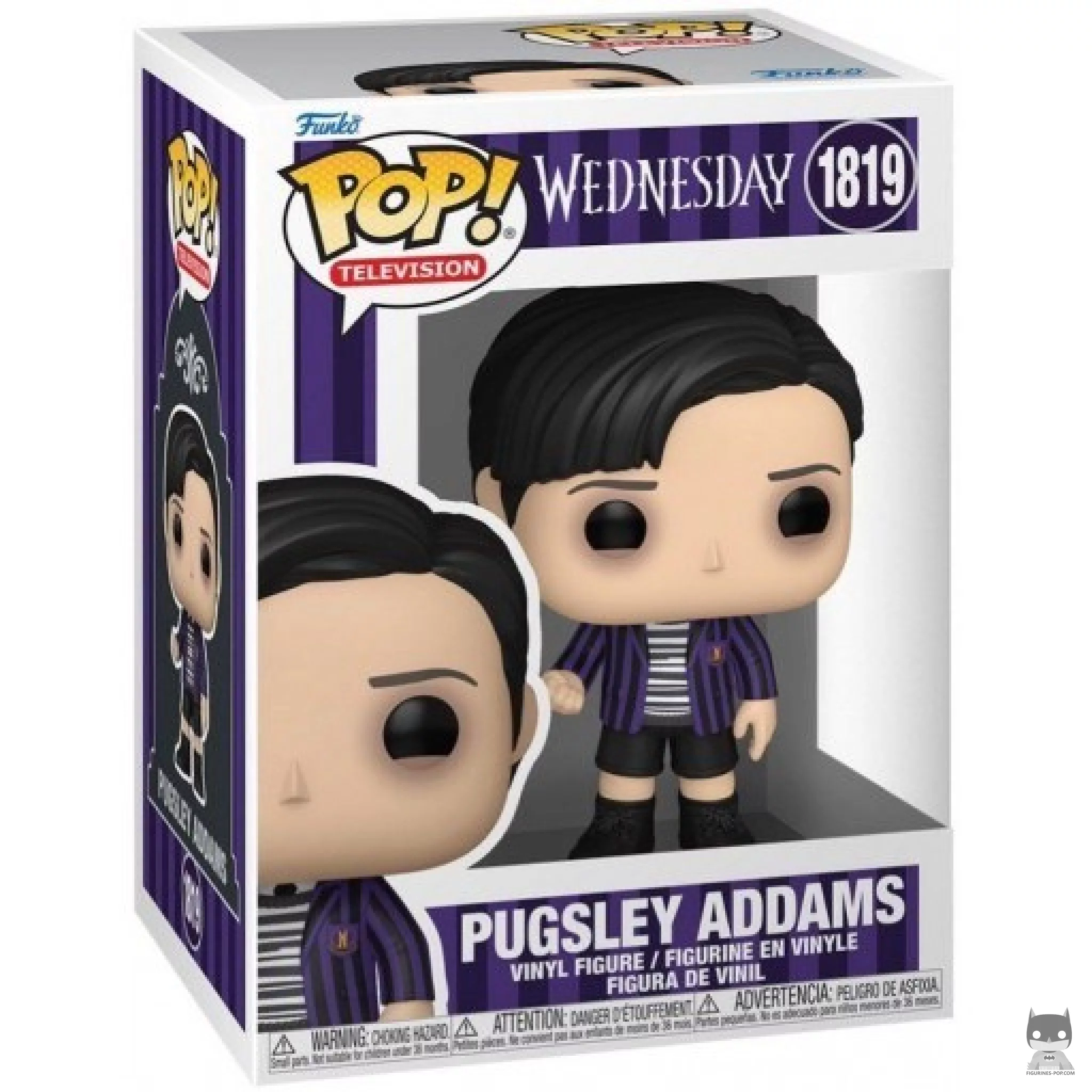 Figura Funko Pop! Pugsley Addams en su caja