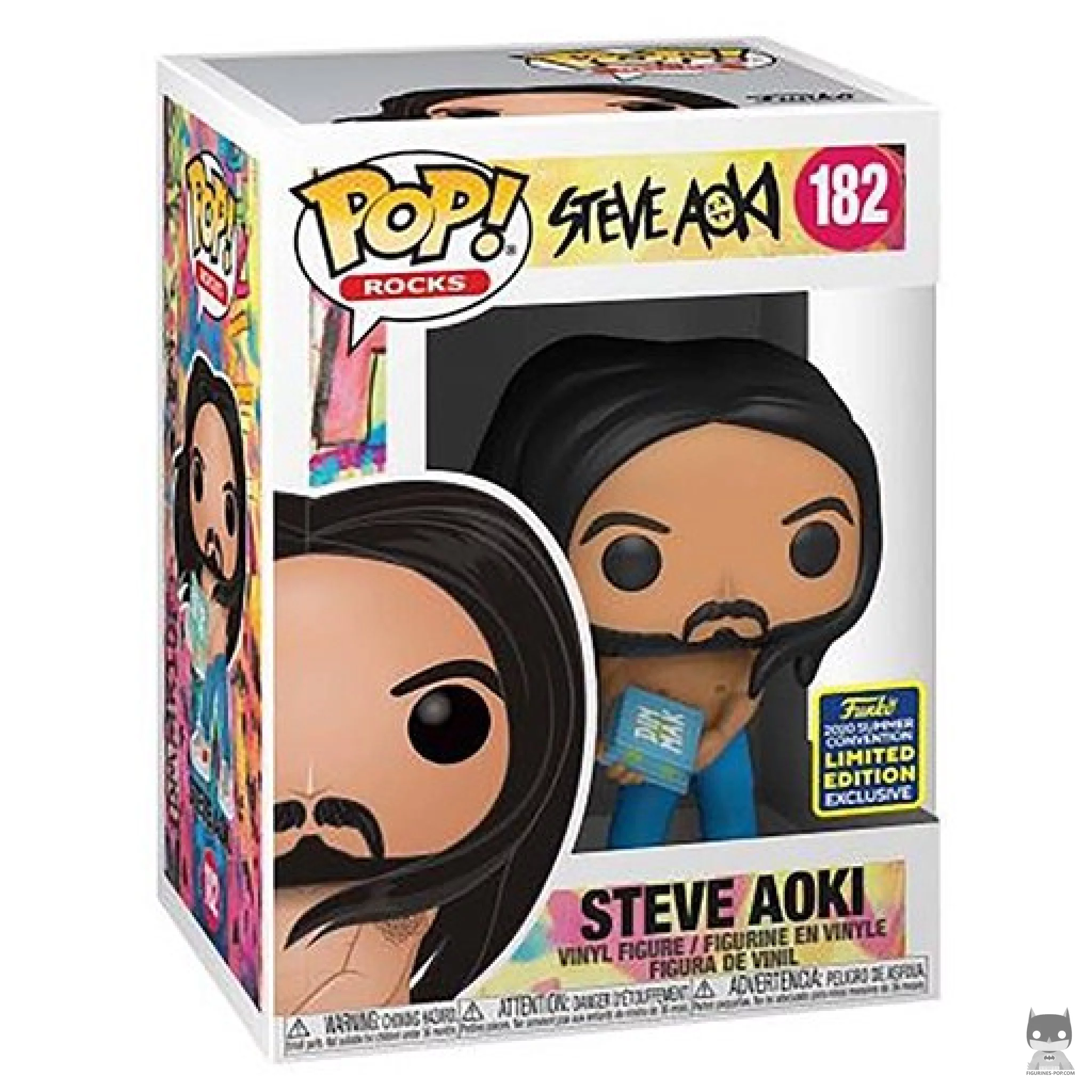 Figura Funko Pop! Steve Aoki en su caja