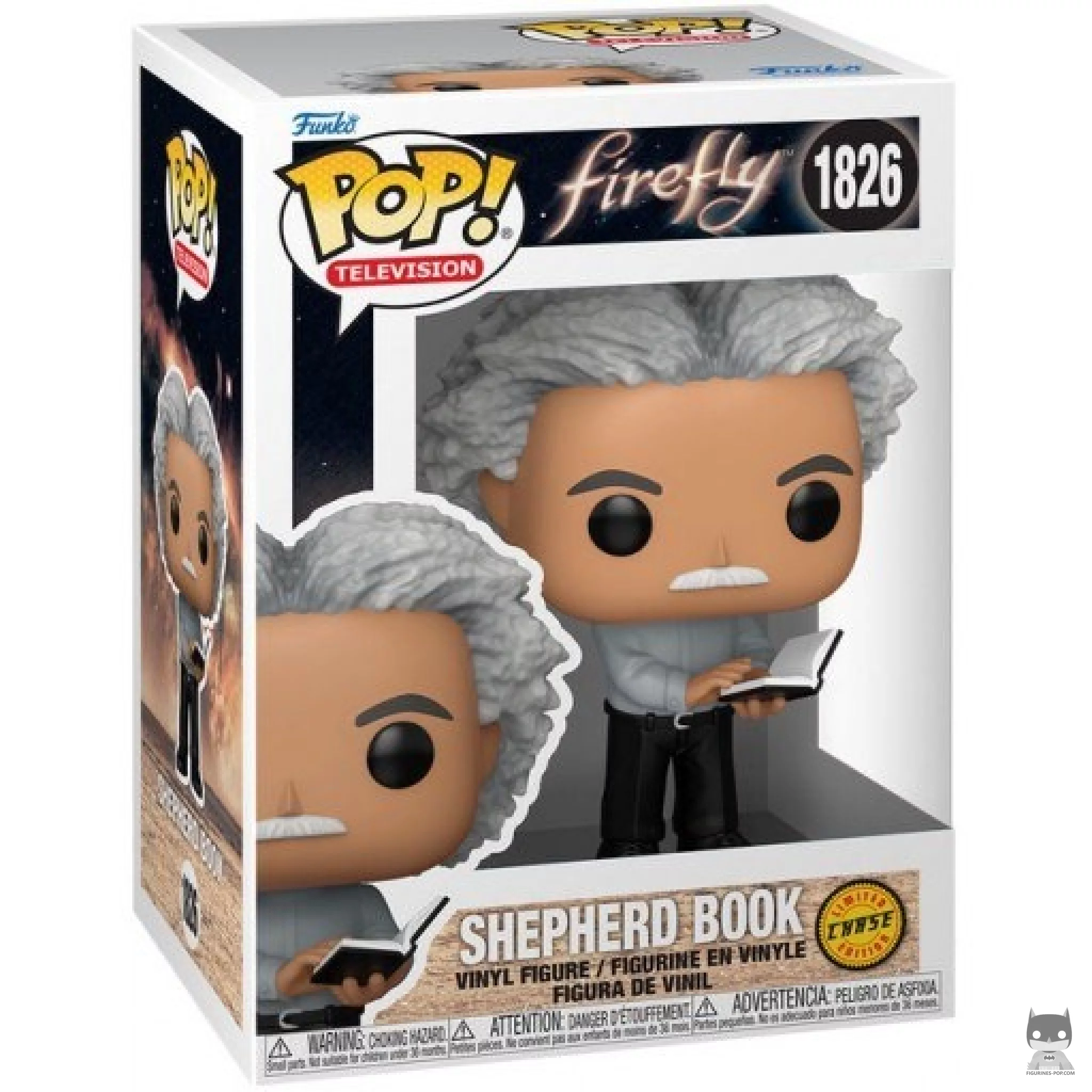 Figura Funko Pop! Pastor Book (Chase) en su caja