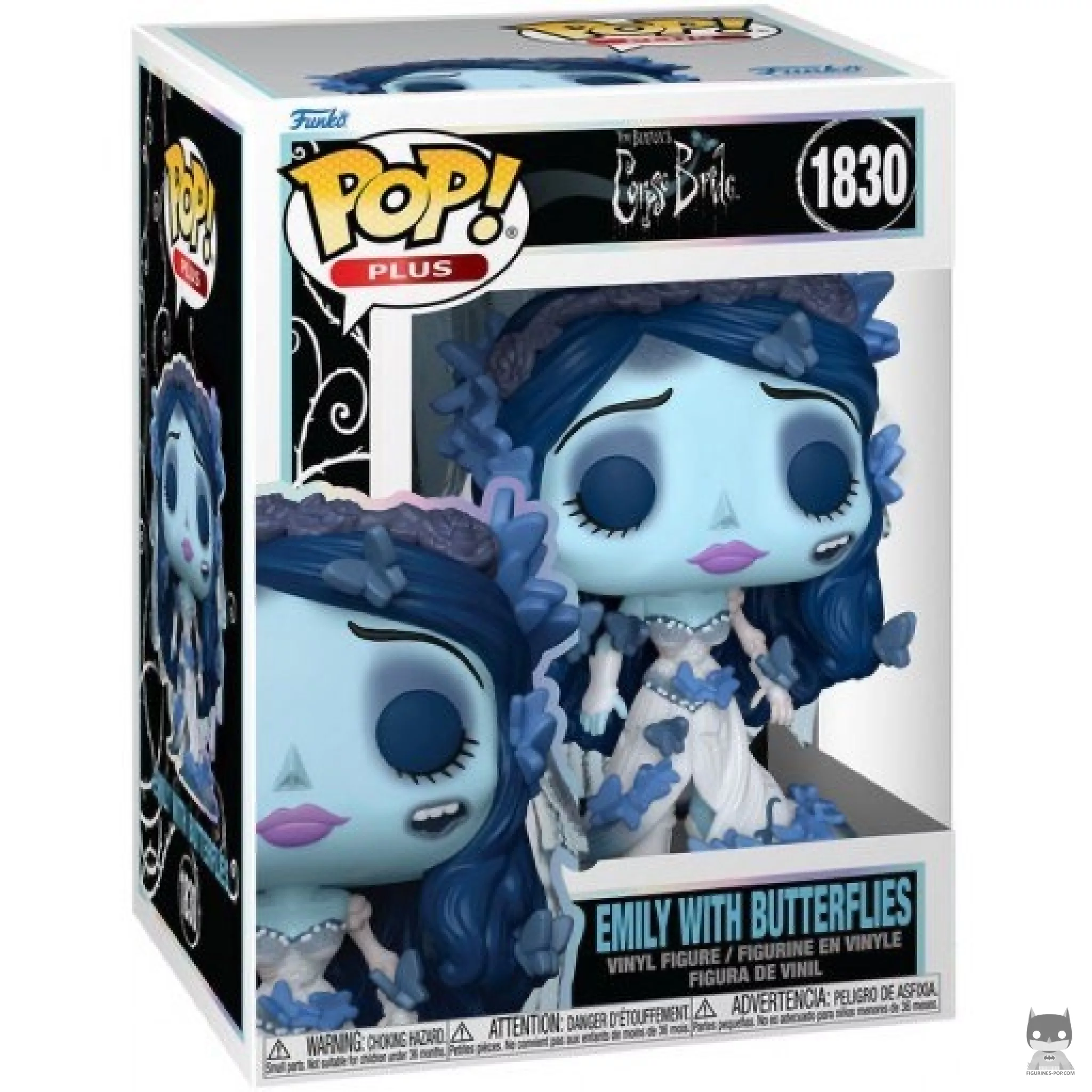 Figura Funko Pop! Emily con mariposas en su caja