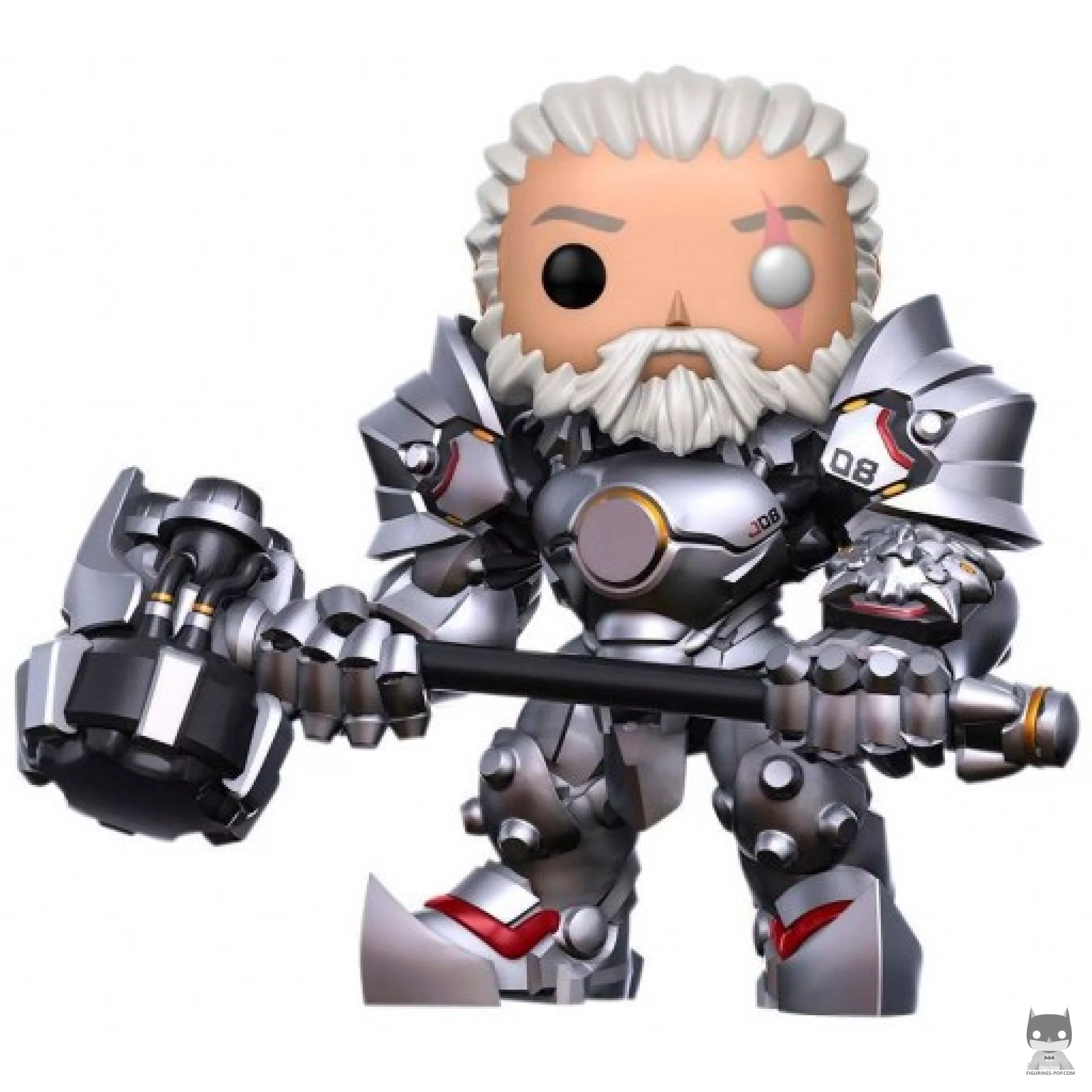 Figura Funko Pop! Reinhardt sin casco (Supersized) (Overwatch)