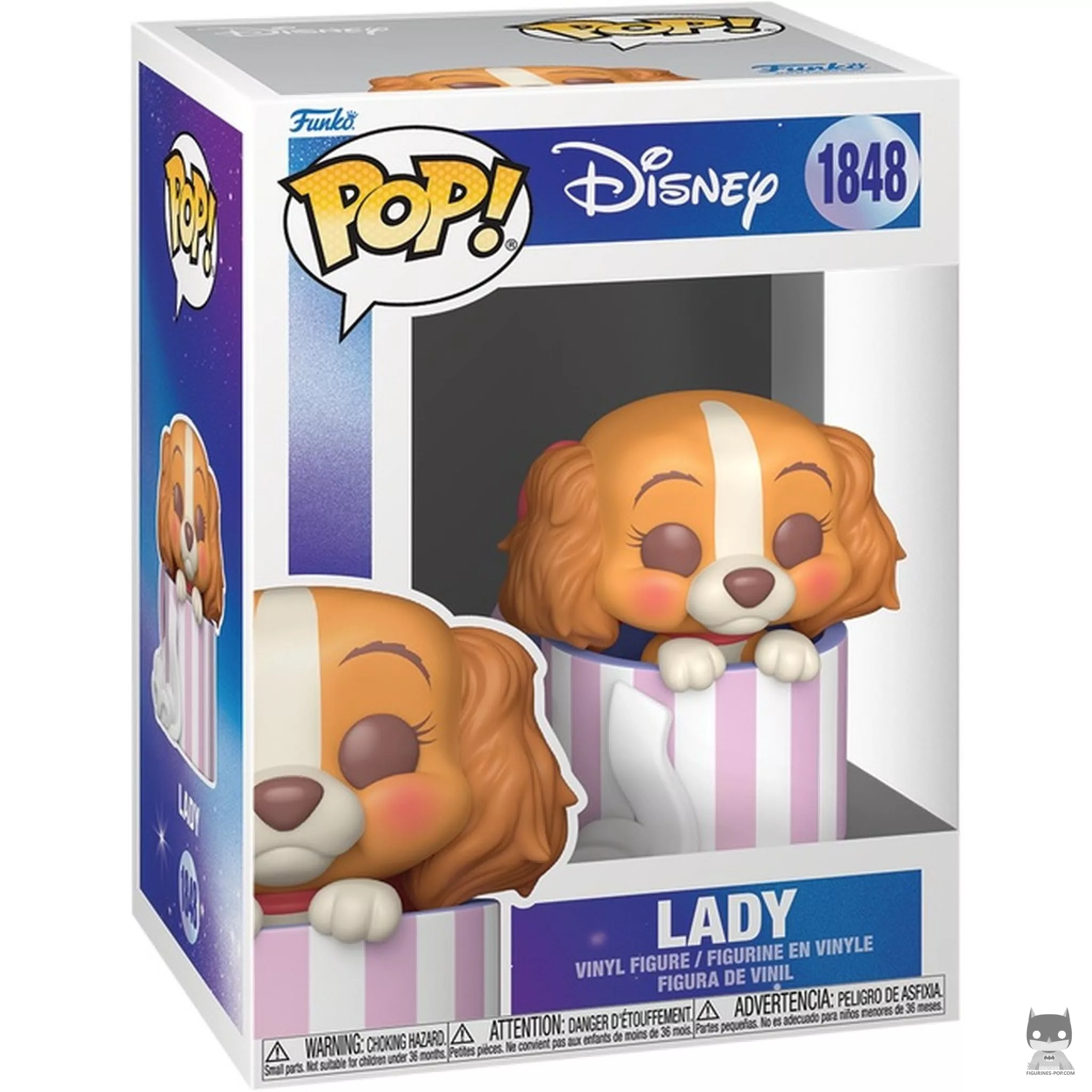 Figura Funko Pop! Lady en su caja