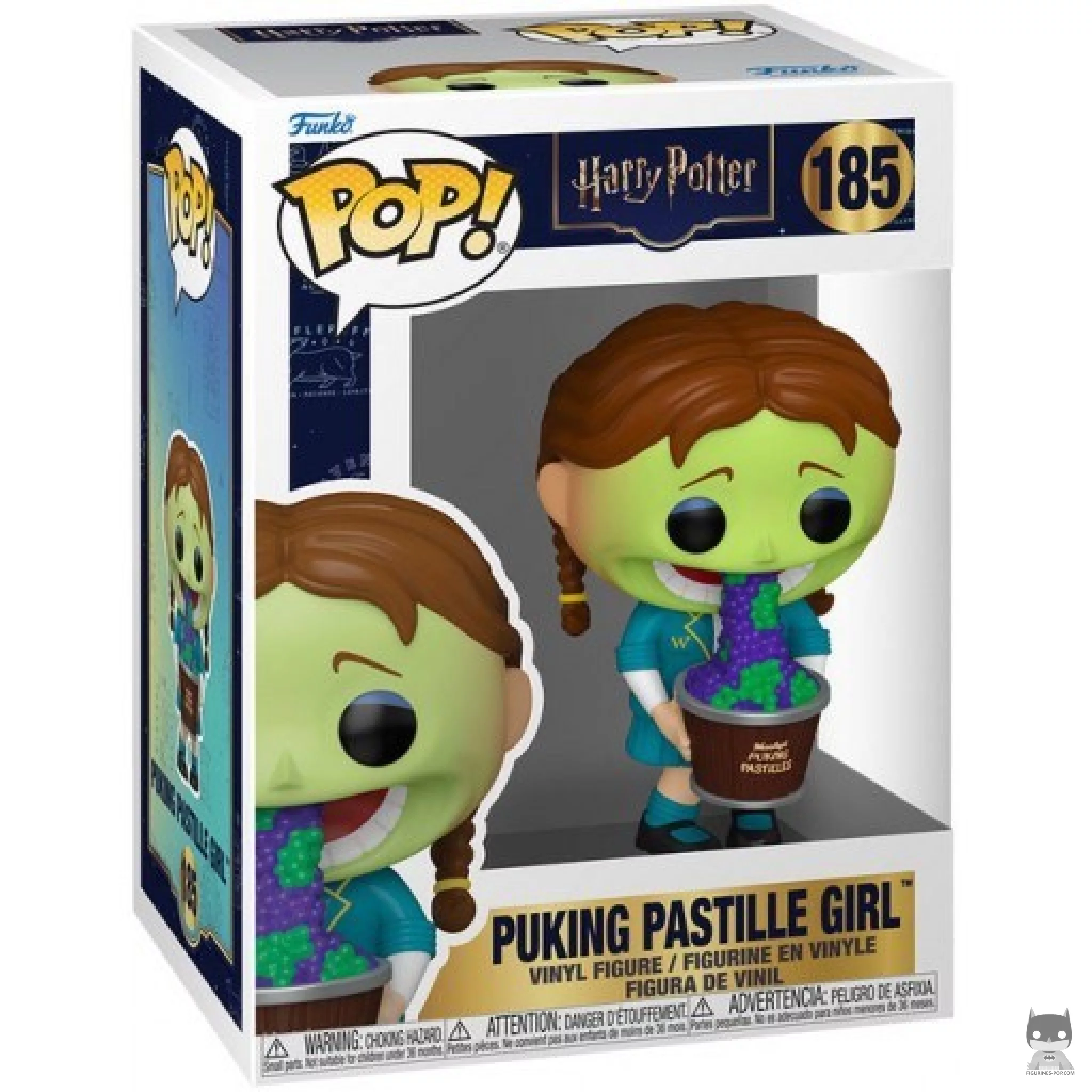 Figura Funko Pop! Chica de las pastillas vomitivas en su caja