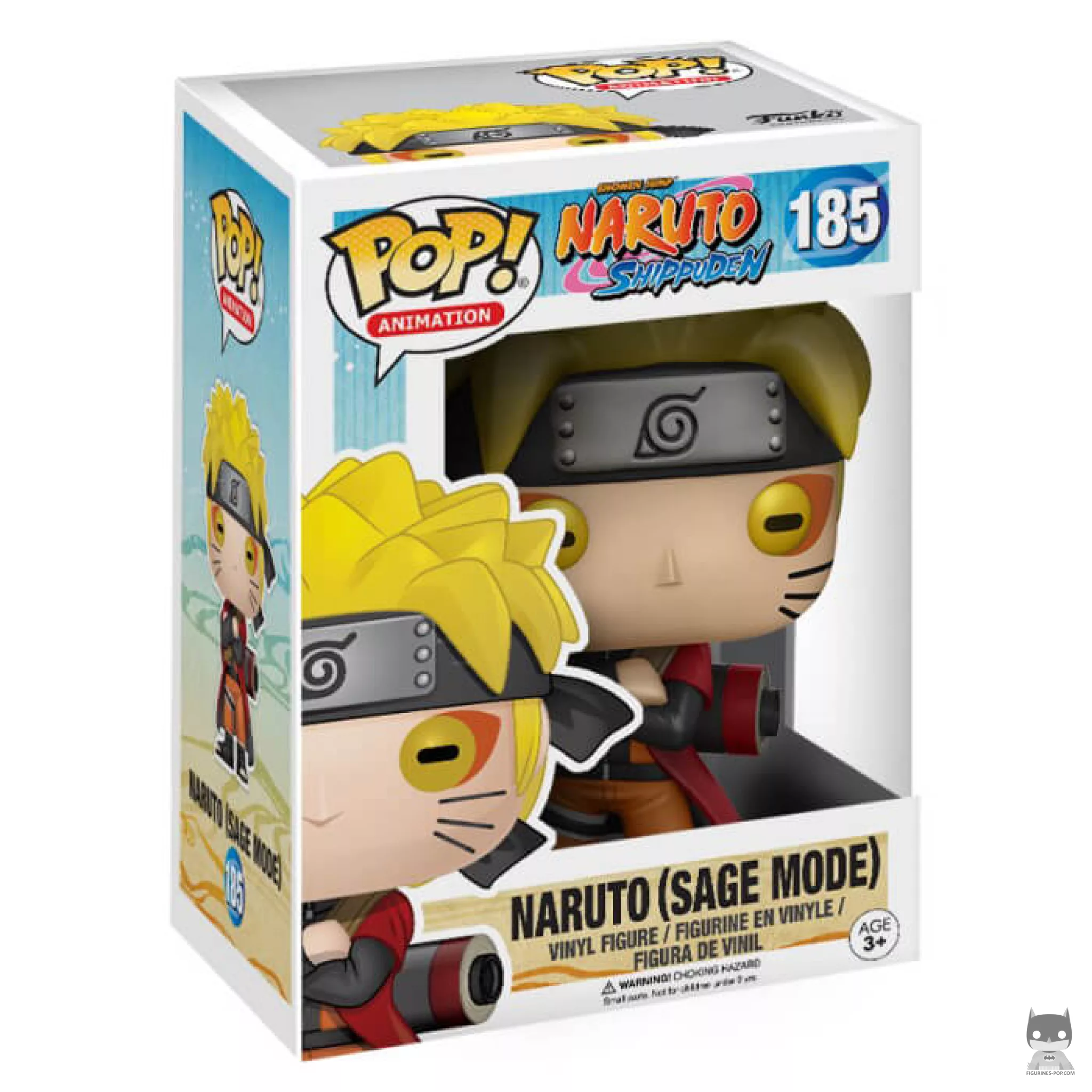Figura Funko Pop! Naruto Uzumaki (Modo Sabio) en su caja