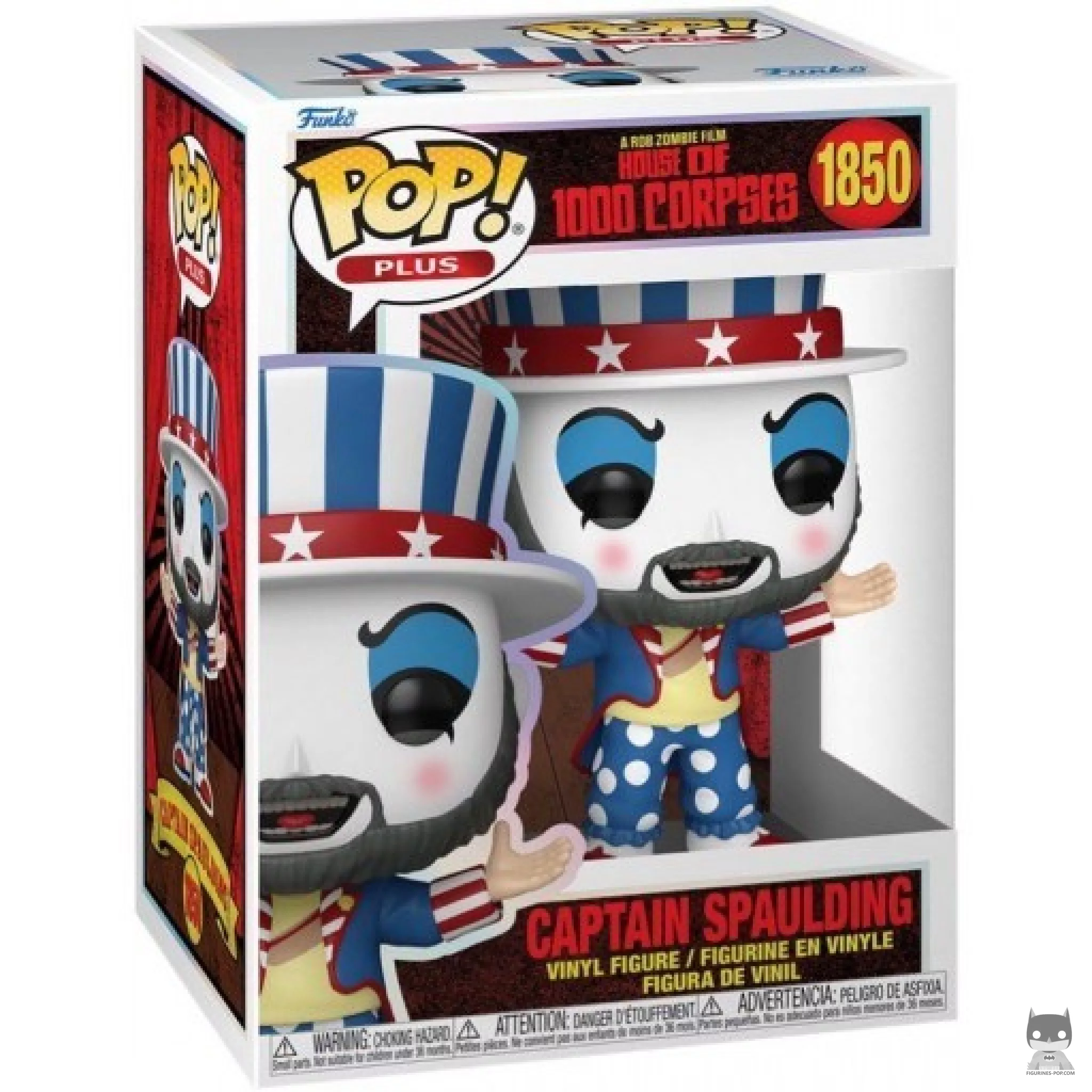 Figura Funko Pop! Capitán Spaulding en su caja