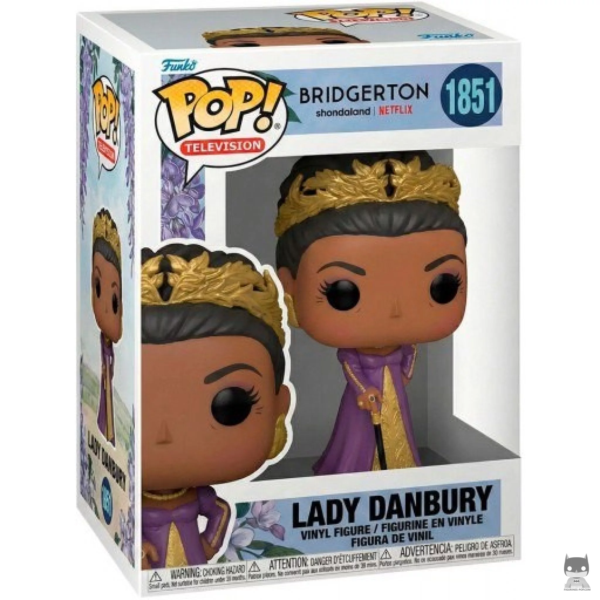 Figura Funko Pop! Lady Danbury en su caja