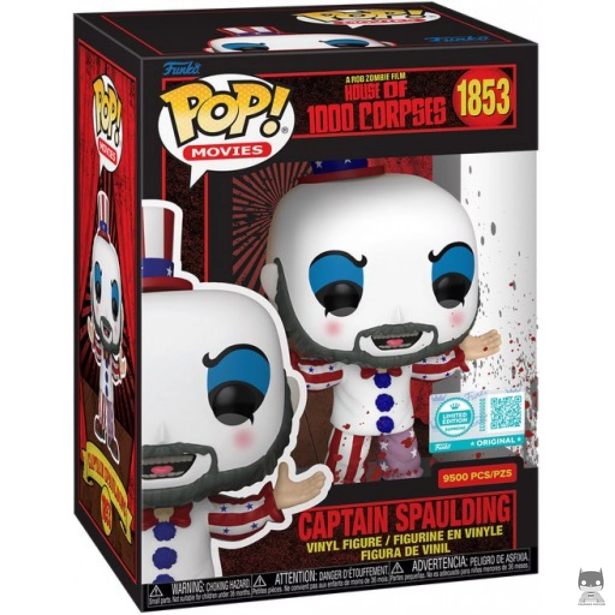 Figura Funko Pop! Capitán Spaulding en su caja