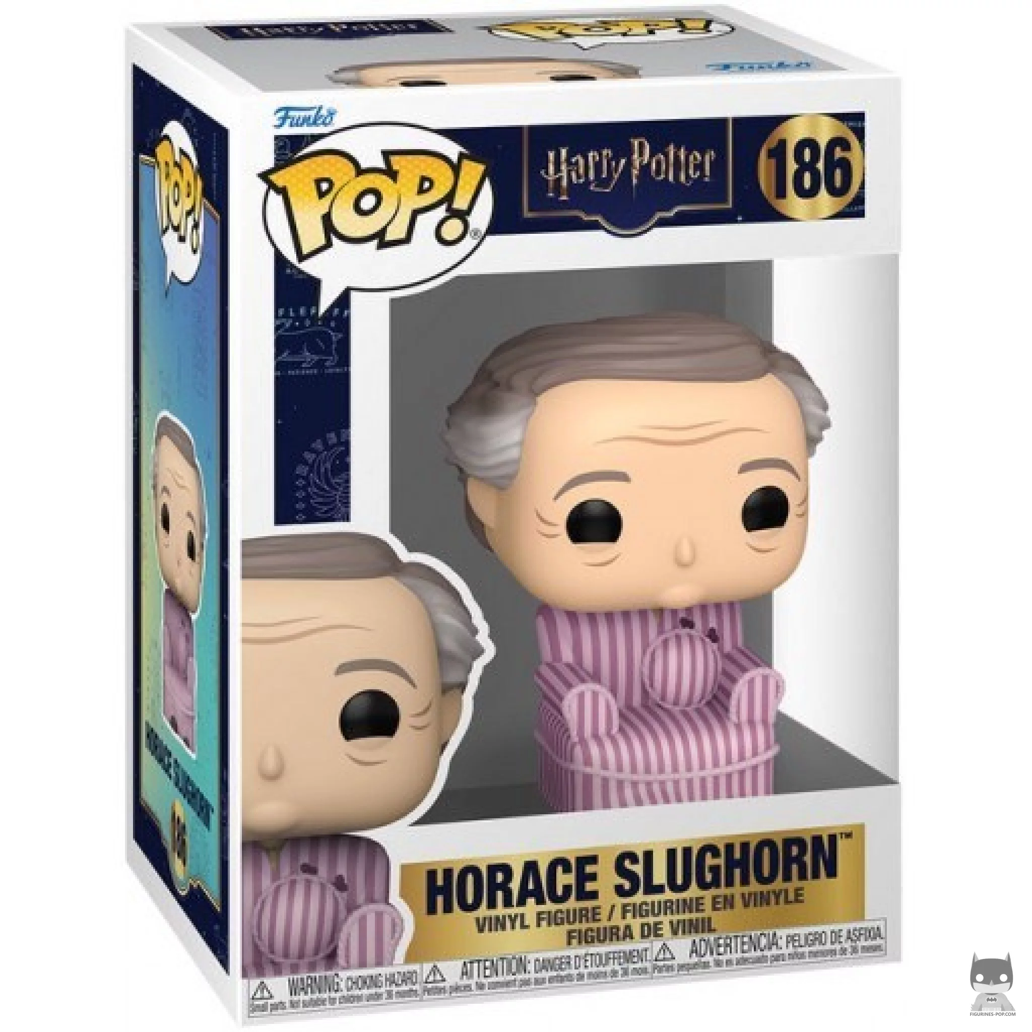Figura Funko Pop! Horace Slughorn en su caja