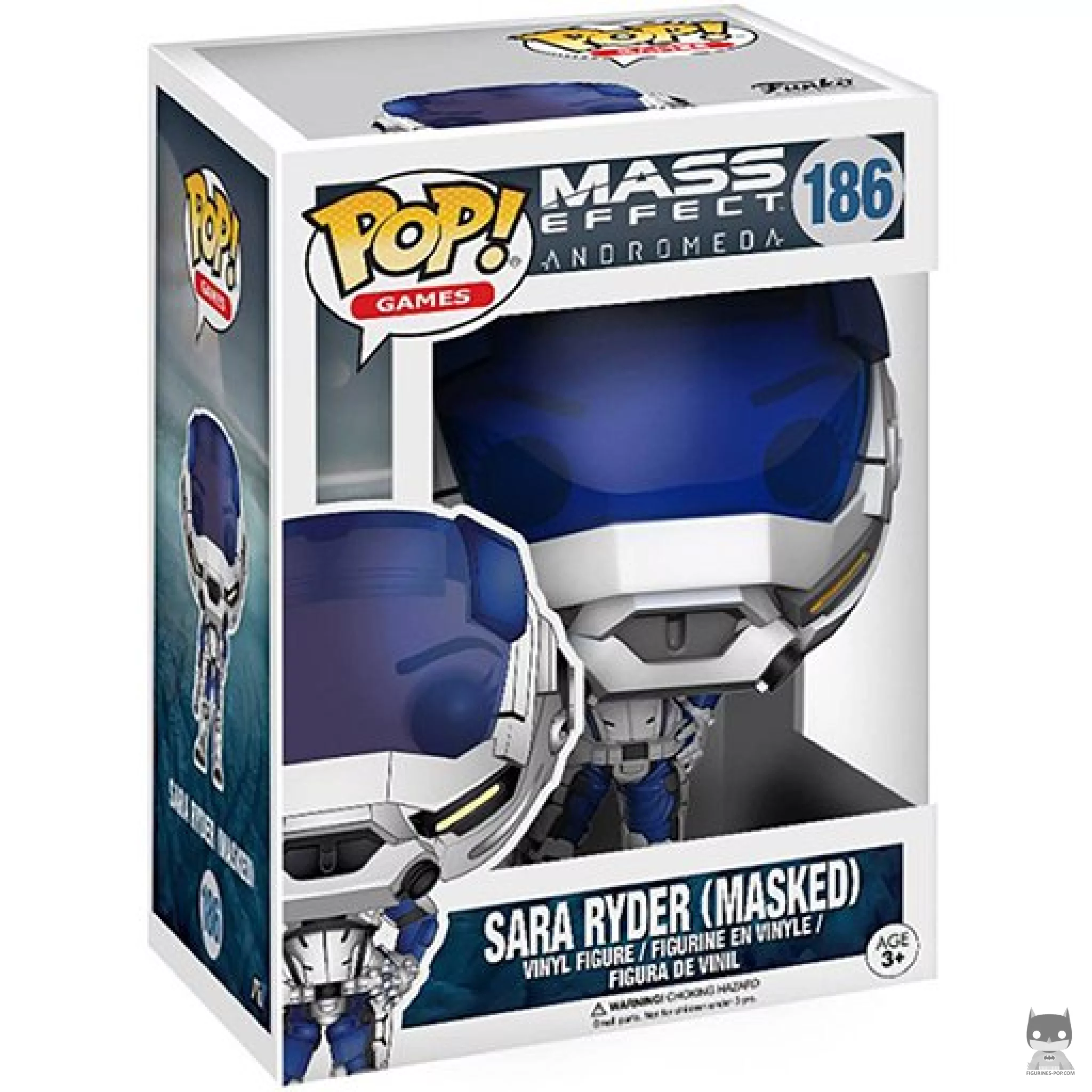 Figura Funko Pop! Sara AI (Con máscara) en su caja