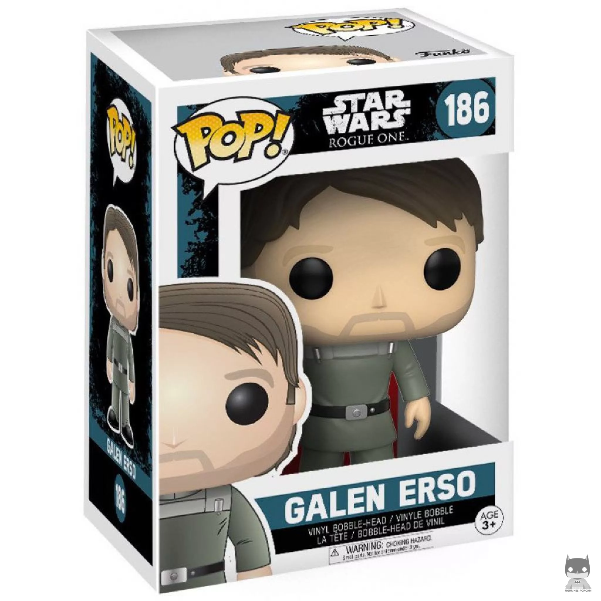Figura Funko Pop! Galen Erso en su caja