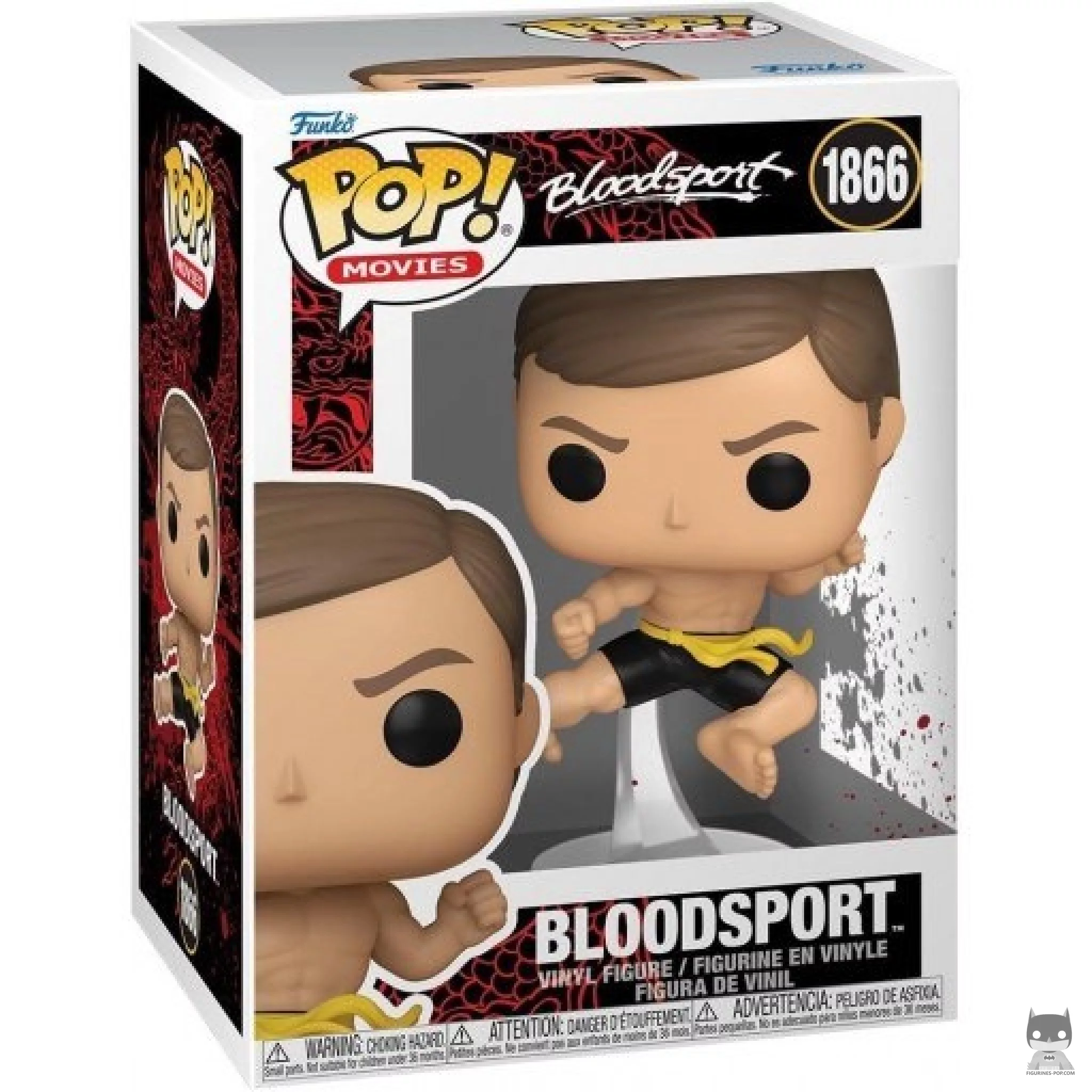 Figura Funko Pop! Frank Dux (Jean-Claude Van Damme) en su caja