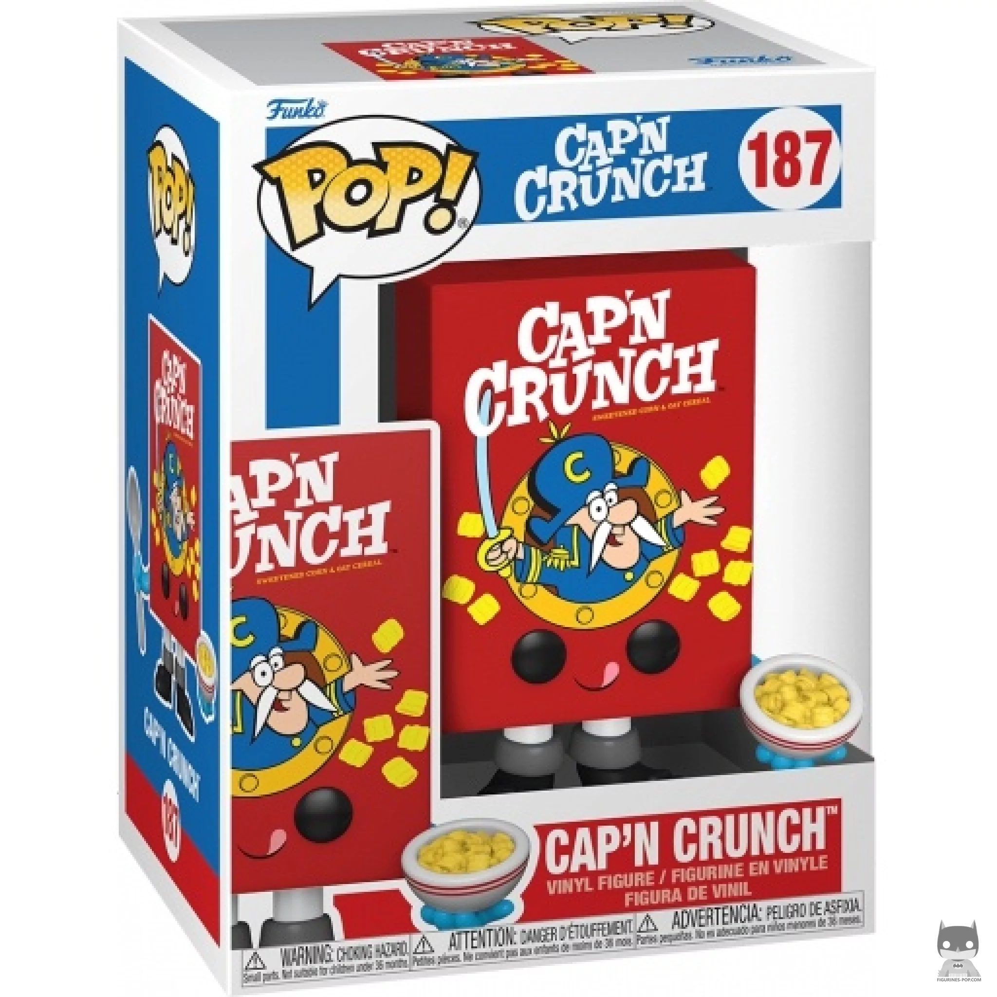 Figura Funko Pop! Cap'n Crunch en su caja