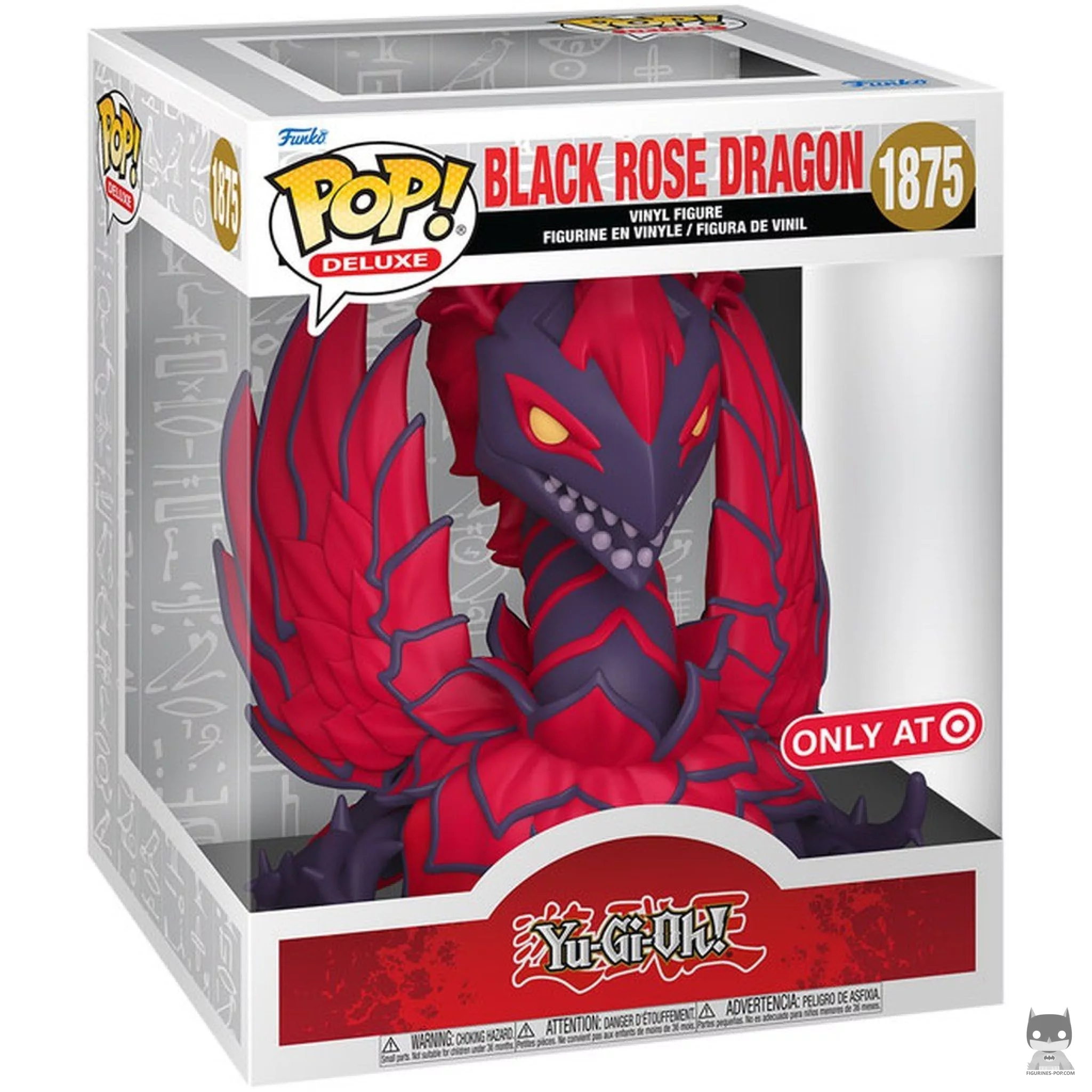 Figura Funko Pop! Dragón Rosa Negra en su caja