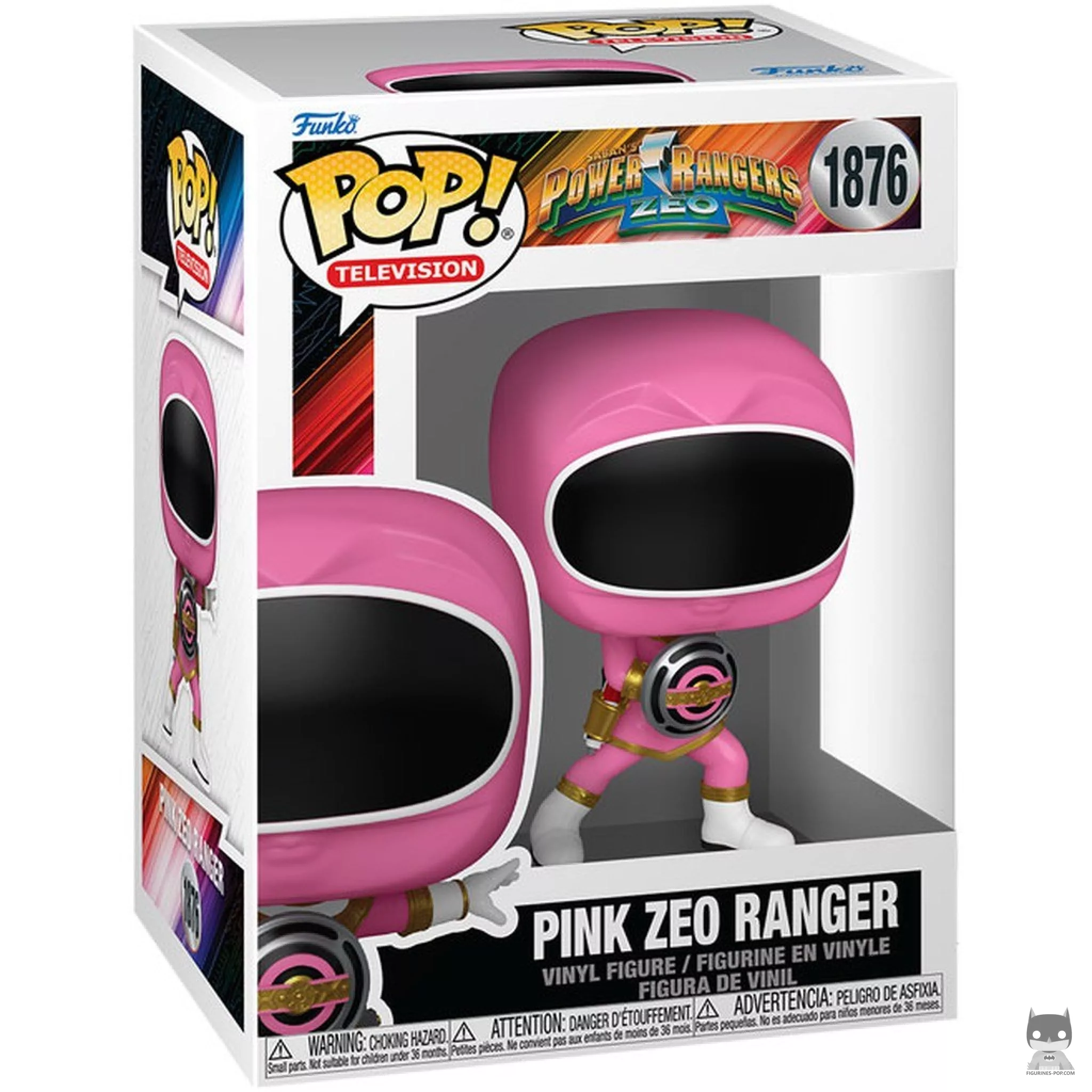 Figura Funko Pop! Ranger Zeo Rosa en su caja