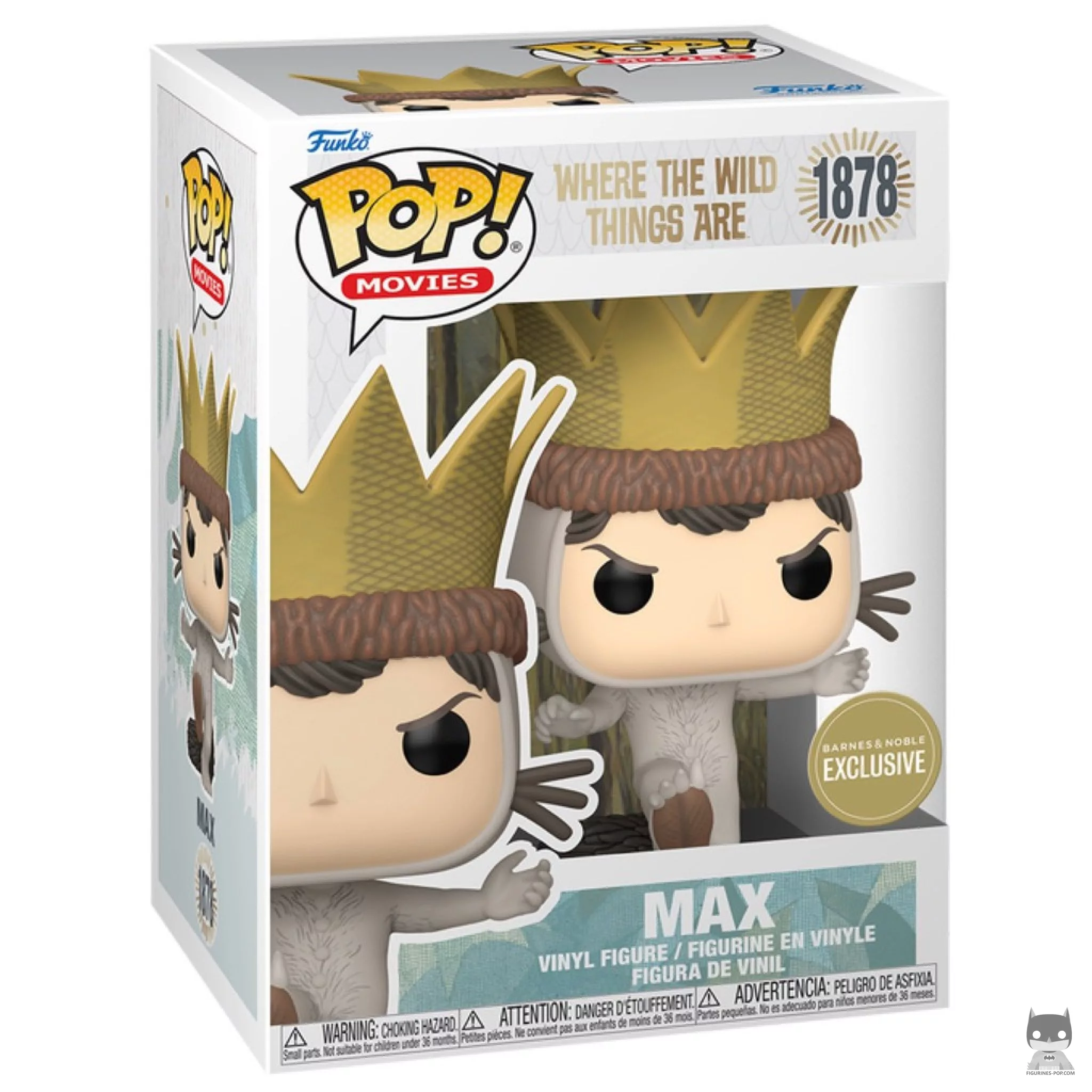 Figura Funko Pop! Max, rey de los monstruos en su caja