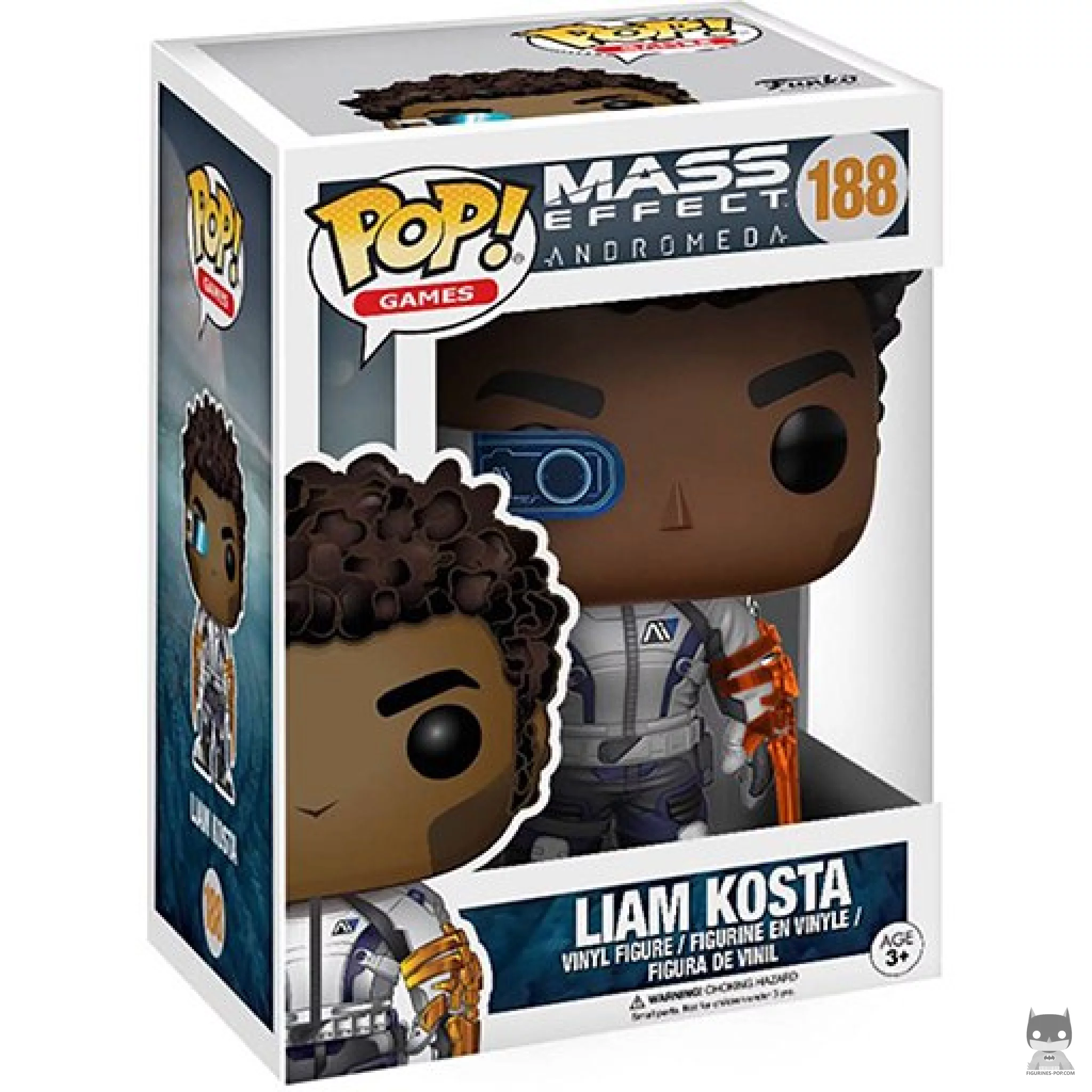 Figura Funko Pop! Liam Kosta en su caja